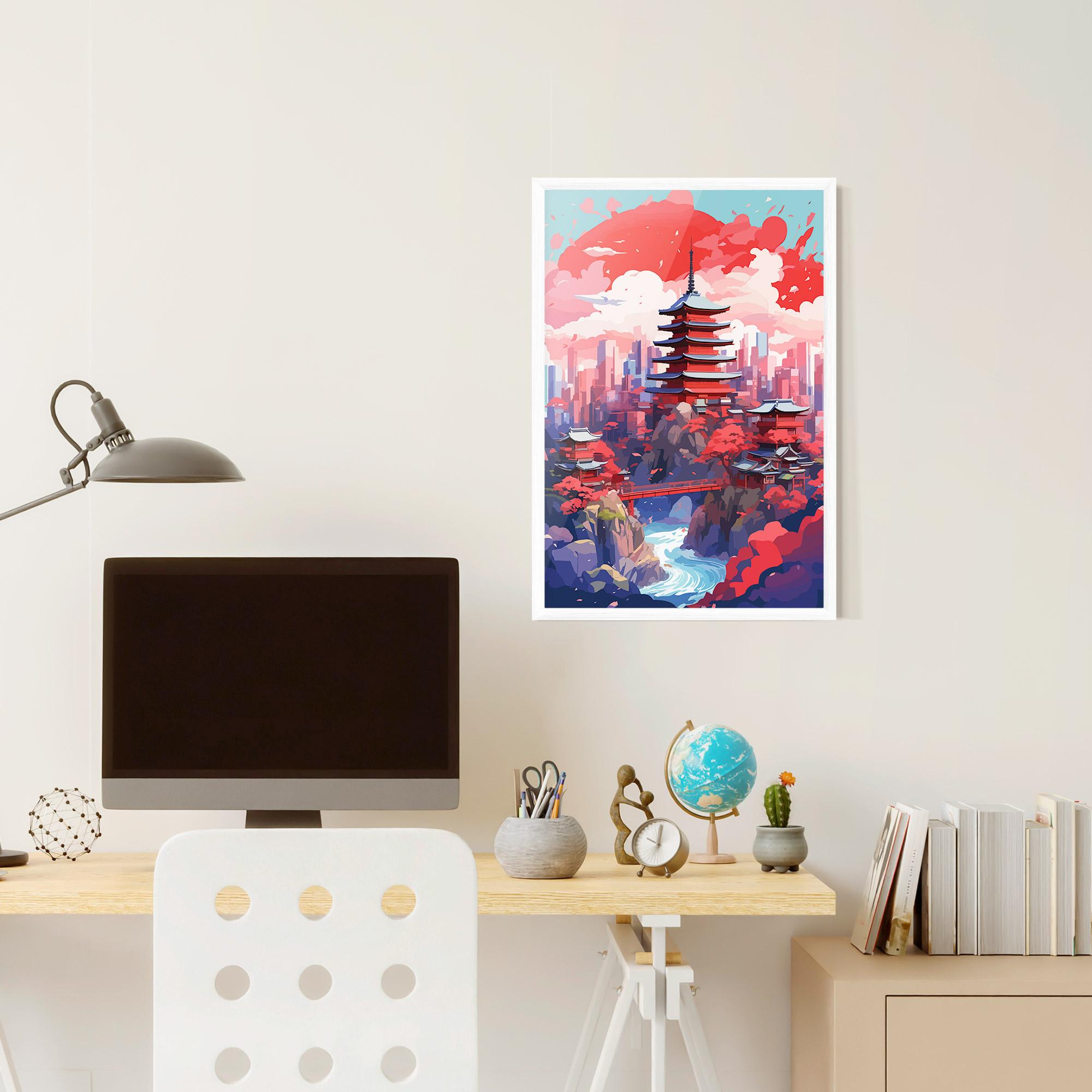 Gerahmte Poster City Style Art mockup 6