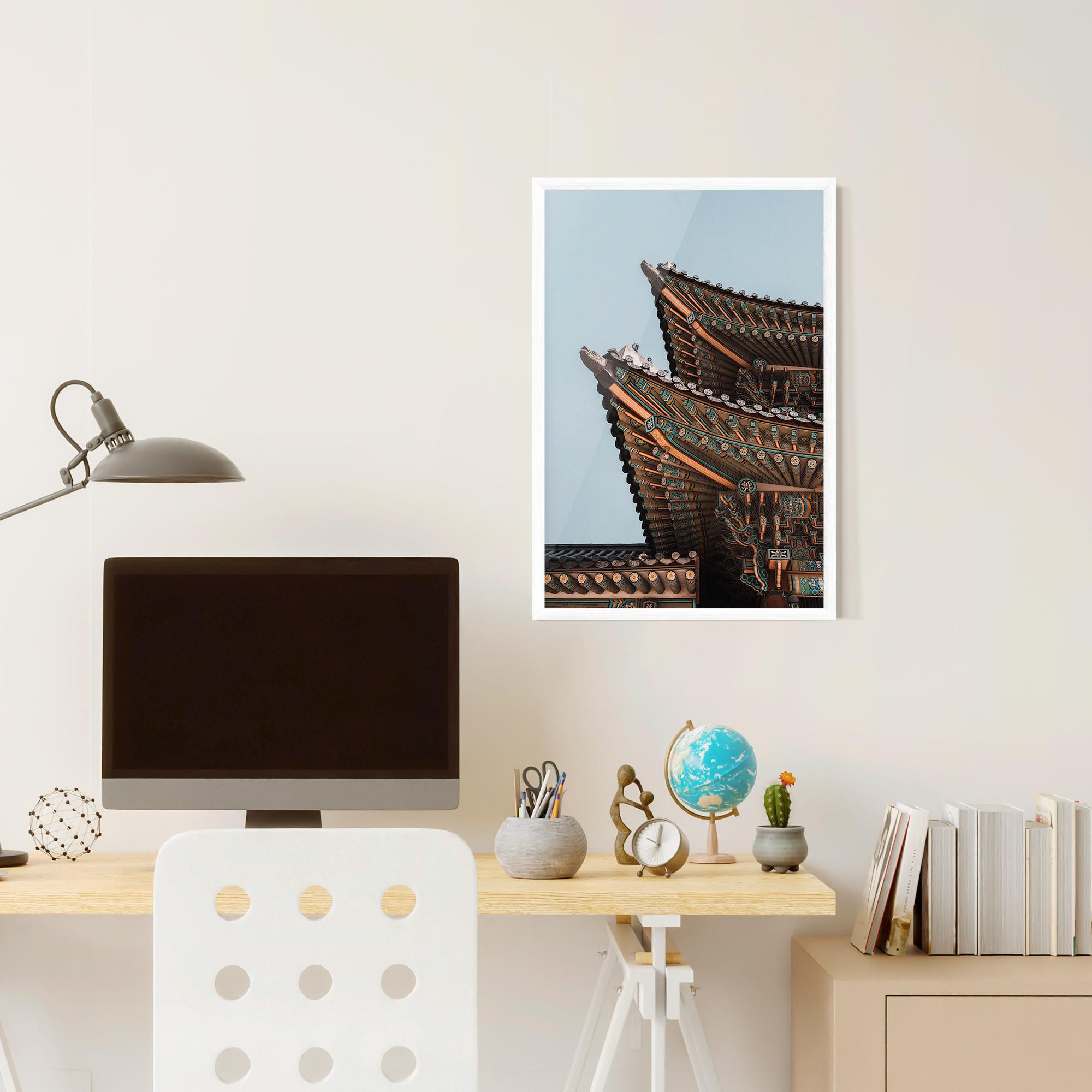 Gerahmte Poster Gyeongbokgung mockup 6