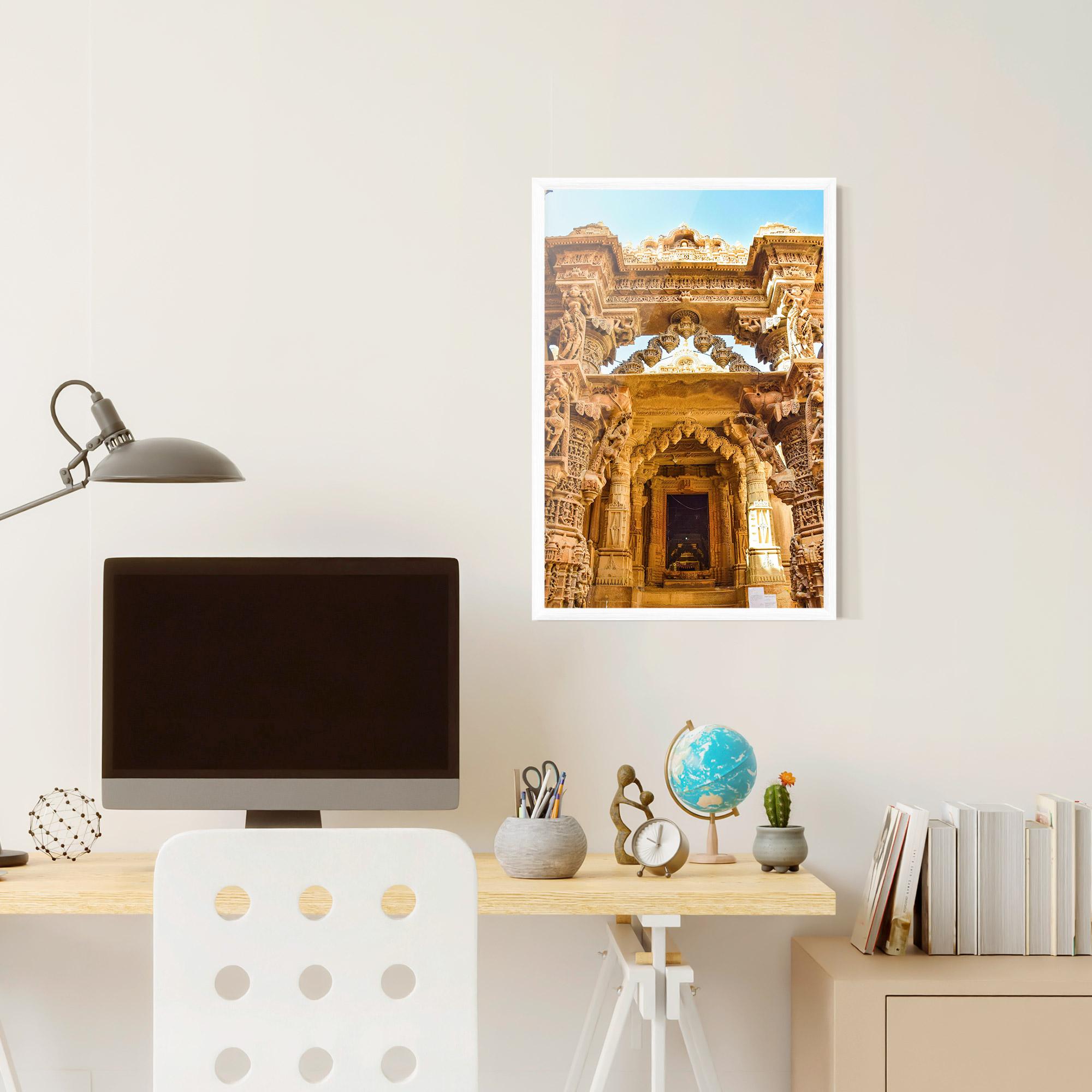 Gerahmte Poster Temples Of Jaisalmer mockup 6