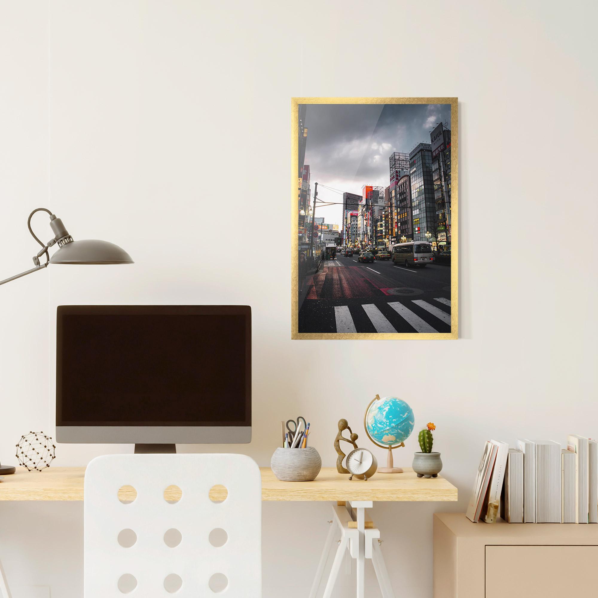 Gerahmte Poster Shinjuku mockup 6