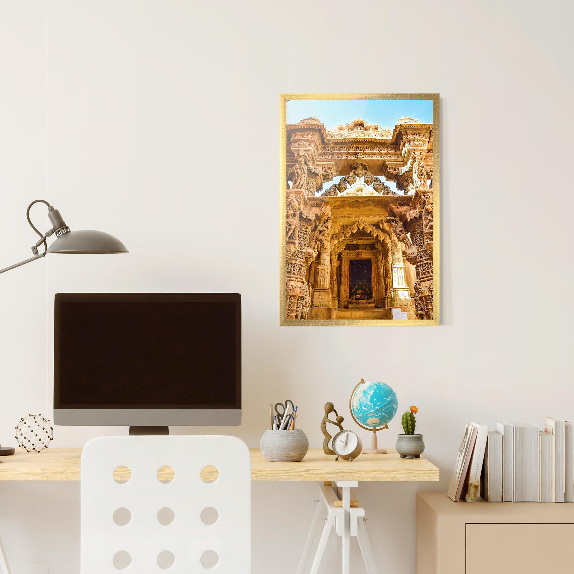Gerahmte Poster Temples Of Jaisalmer mockup 6