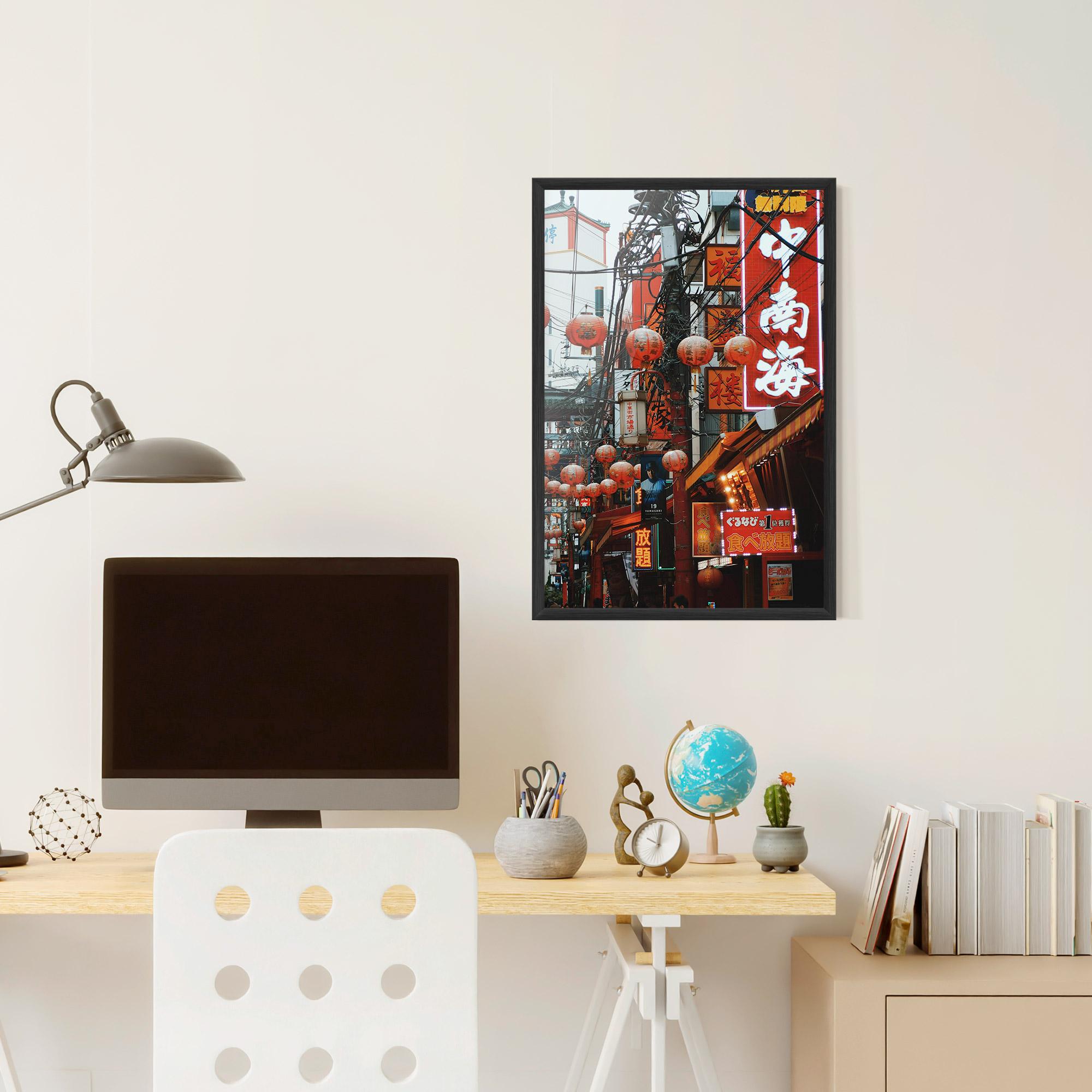 Gerahmte Poster Chinatown mockup 6