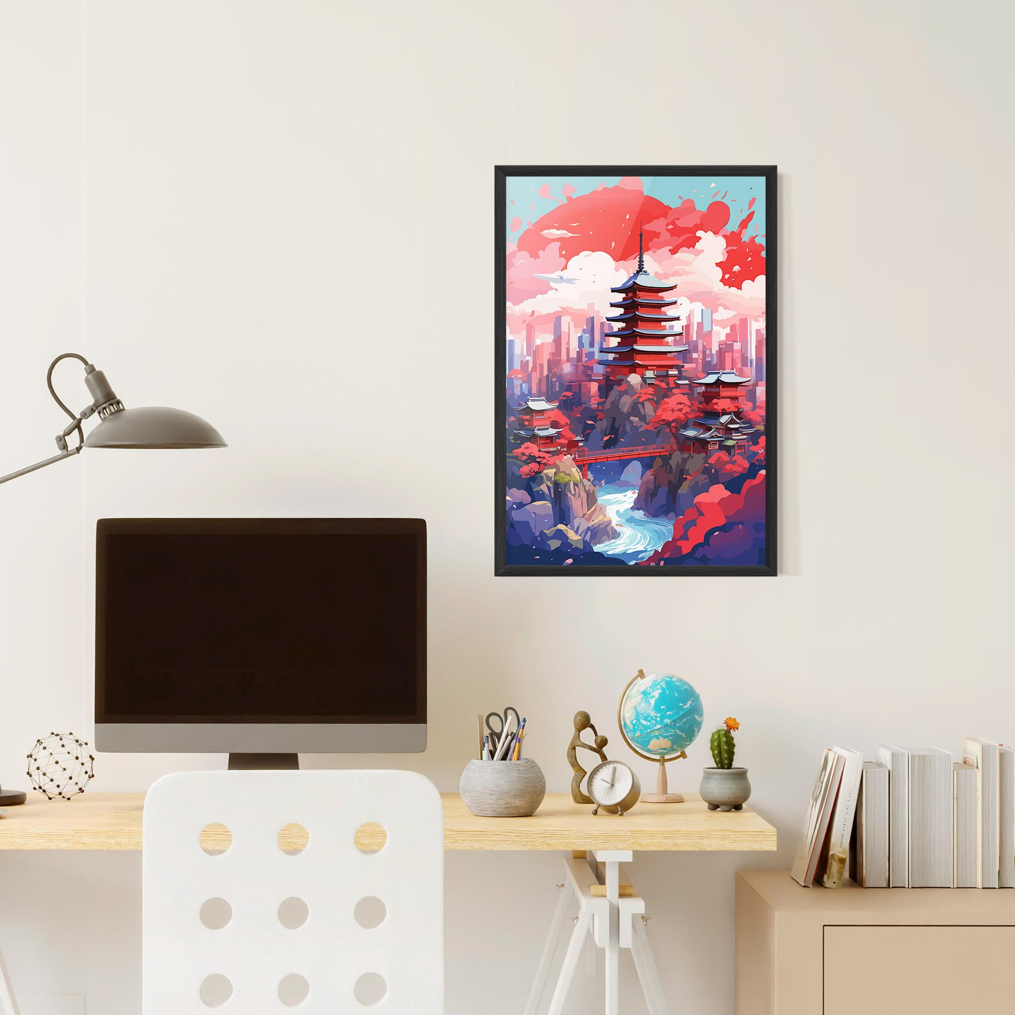 Gerahmte Poster City Style Art mockup 6