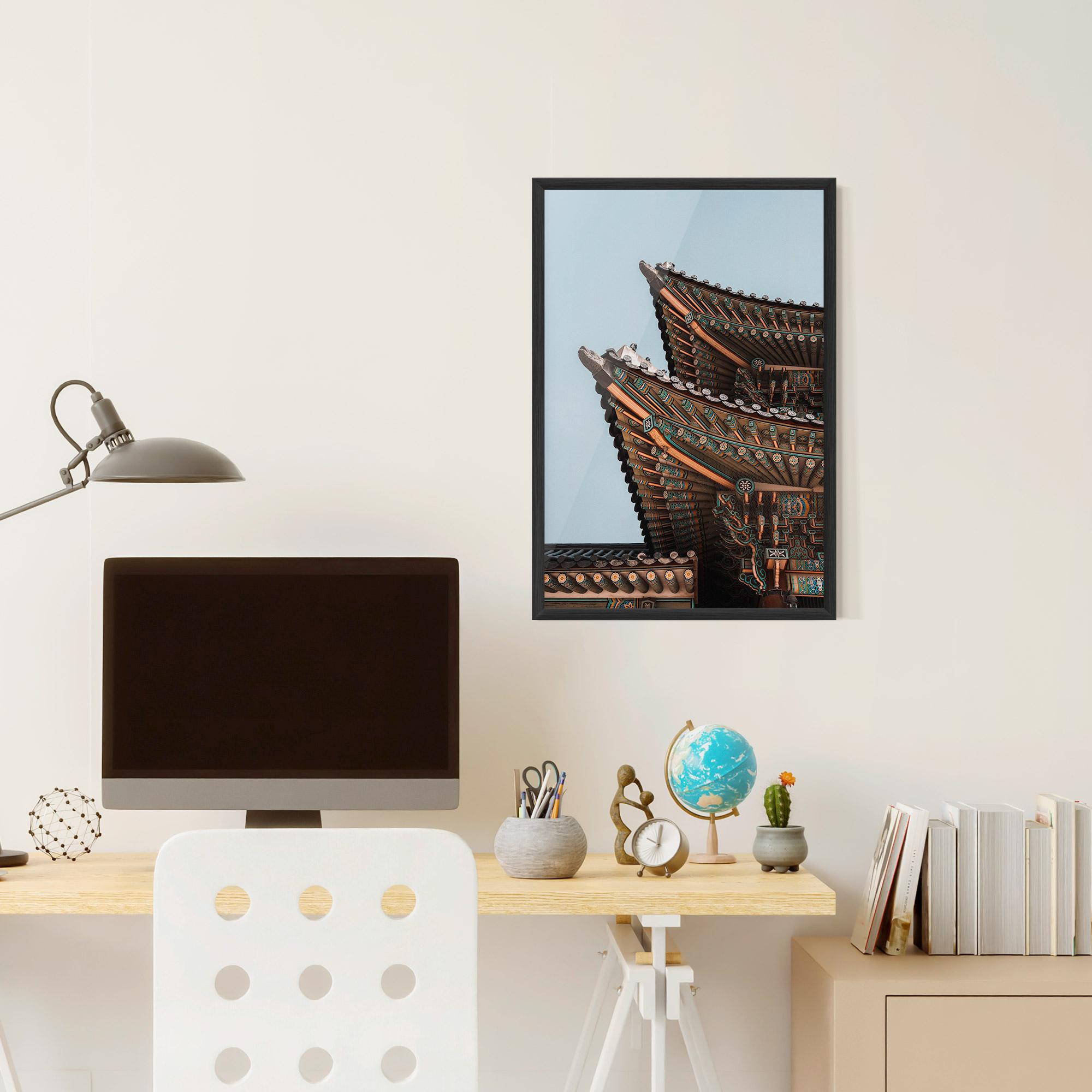 Gerahmte Poster Gyeongbokgung mockup 6