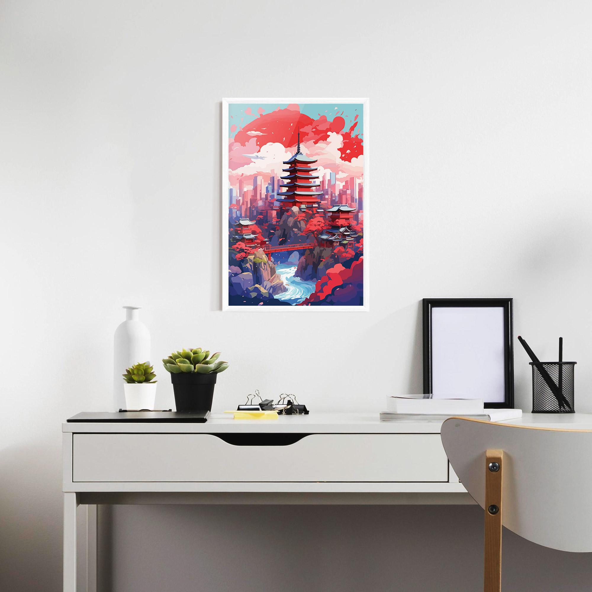 Gerahmte Poster City Style Art mockup 7