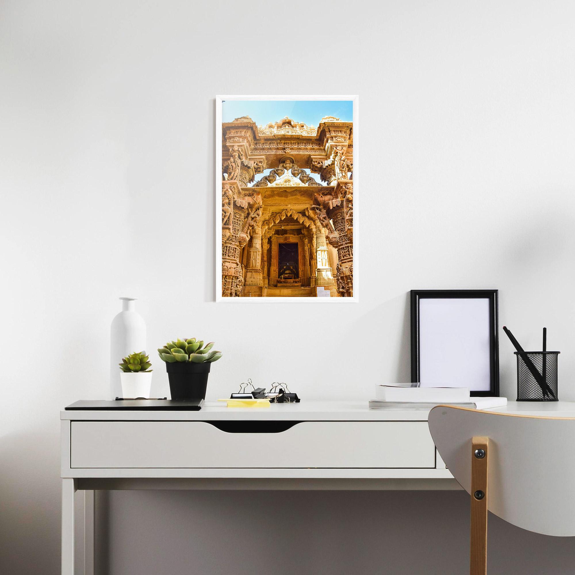 Gerahmte Poster Temples Of Jaisalmer mockup 7