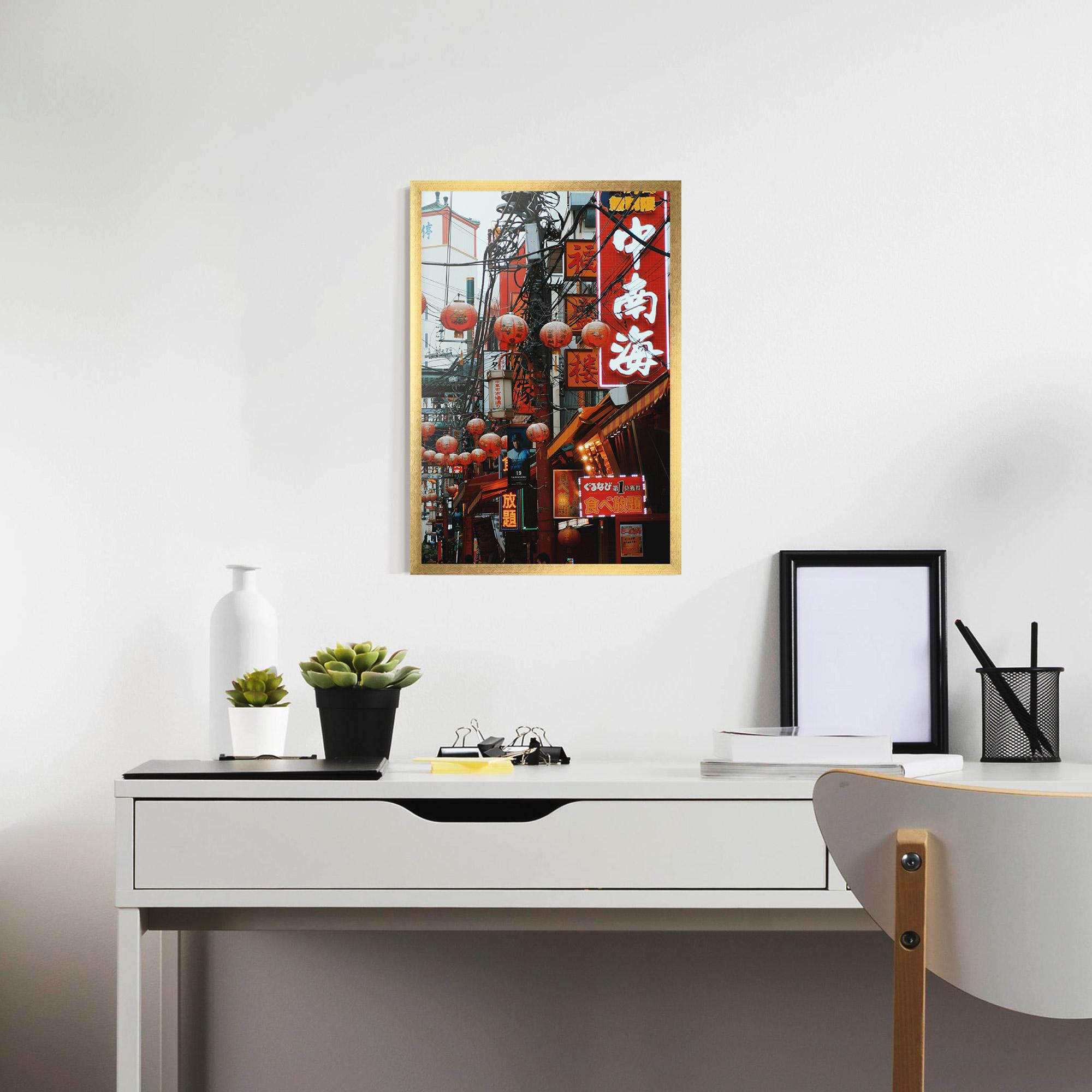 Gerahmte Poster Chinatown mockup 7