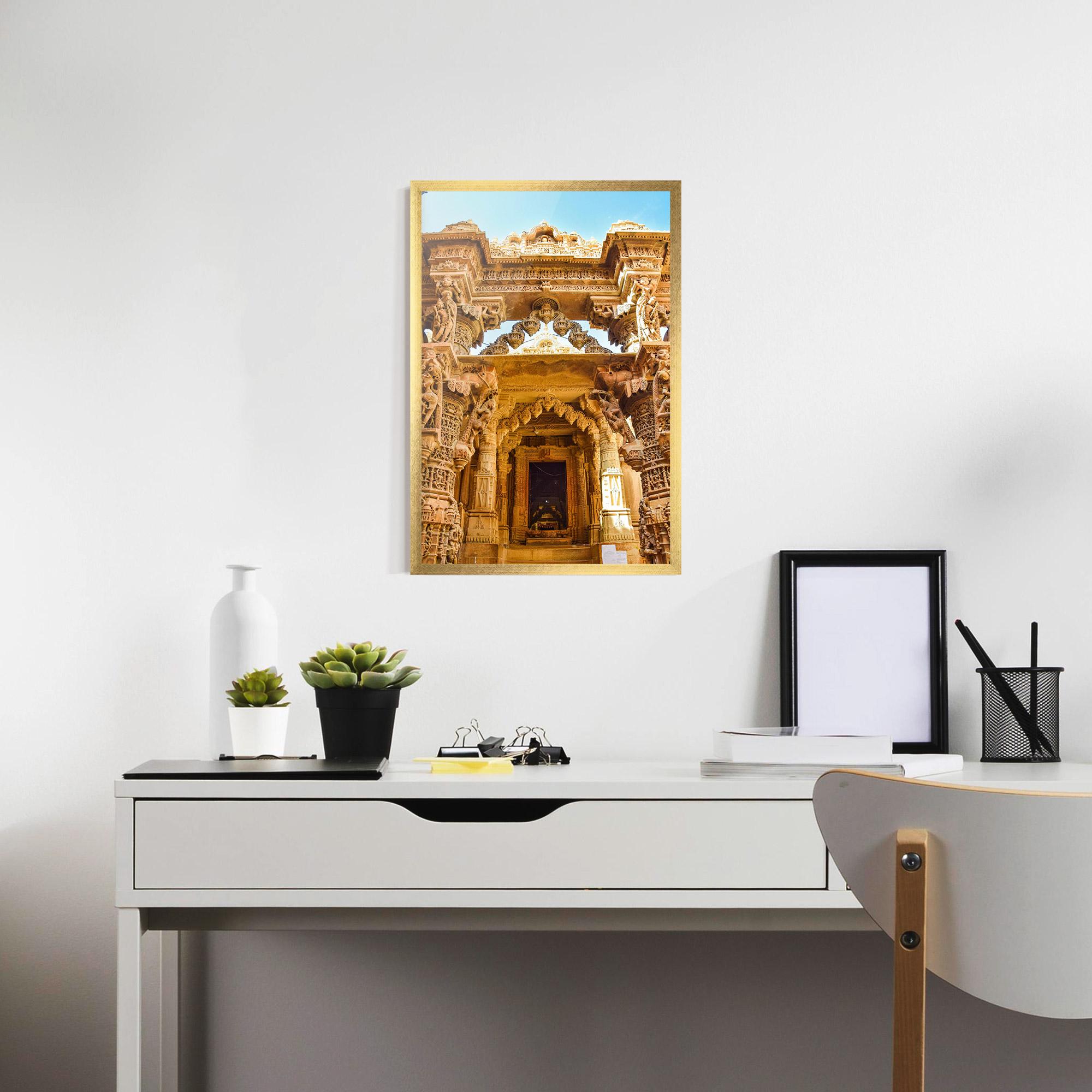 Gerahmte Poster Temples Of Jaisalmer mockup 7