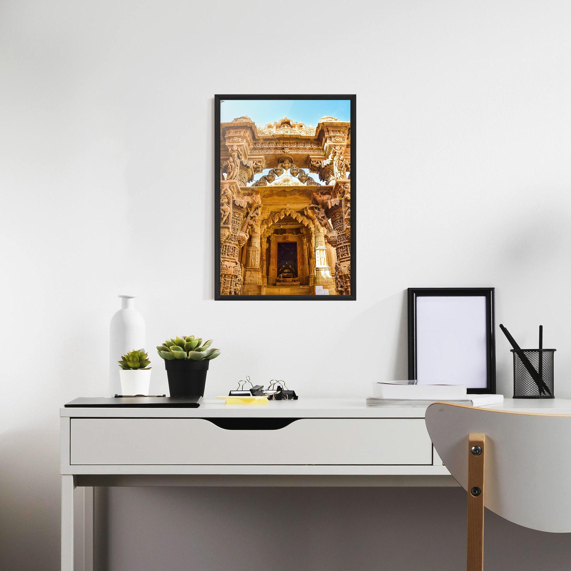 Gerahmte Poster Temples Of Jaisalmer mockup 7