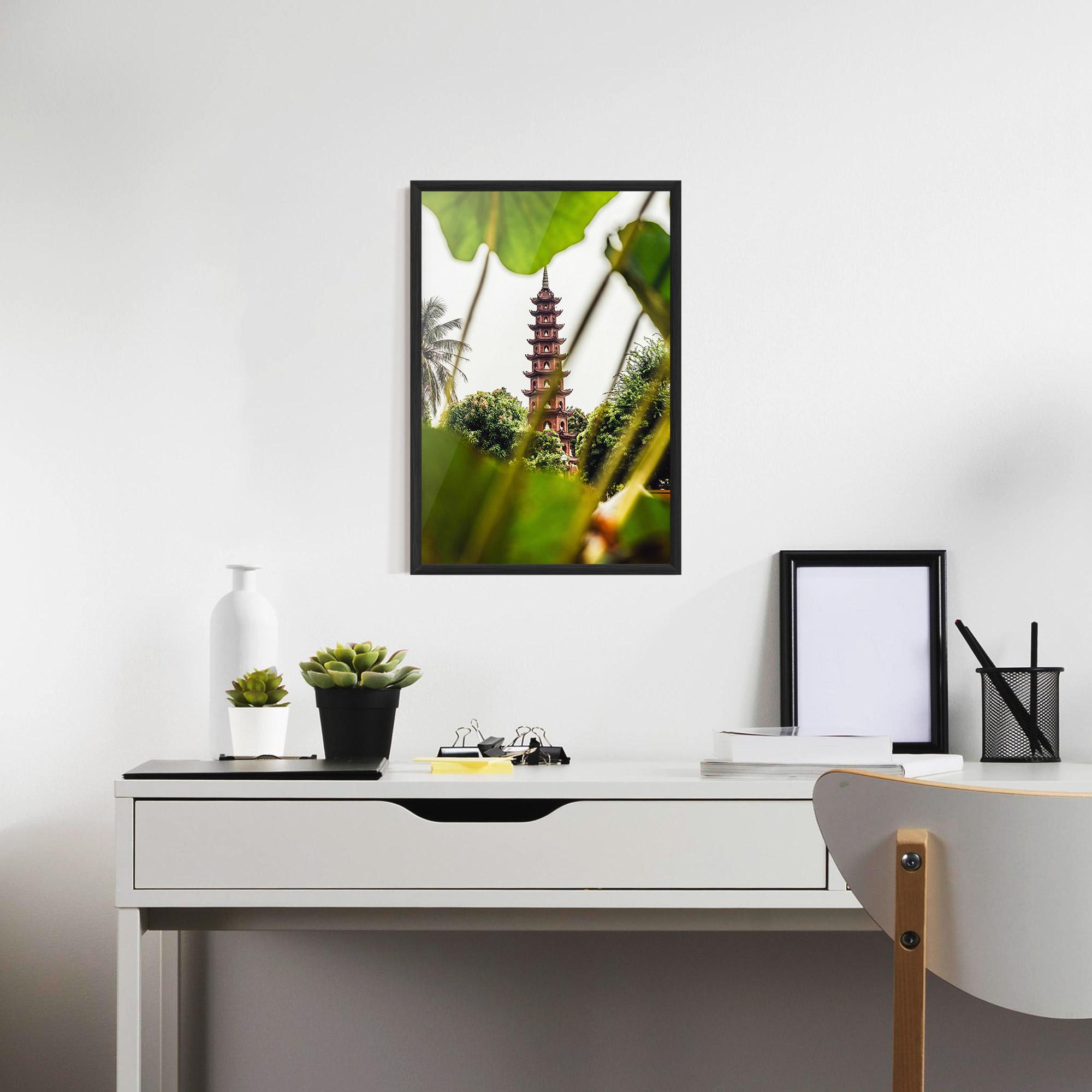Gerahmte Poster Tran Quoc Pagoda mockup 7