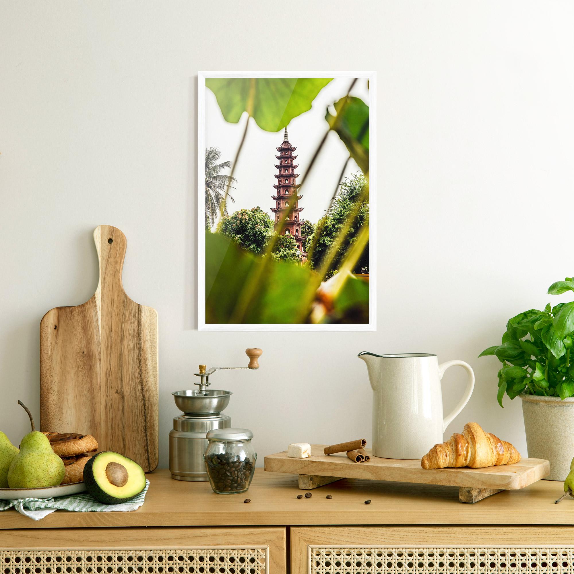 Gerahmte Poster Tran Quoc Pagoda mockup 8