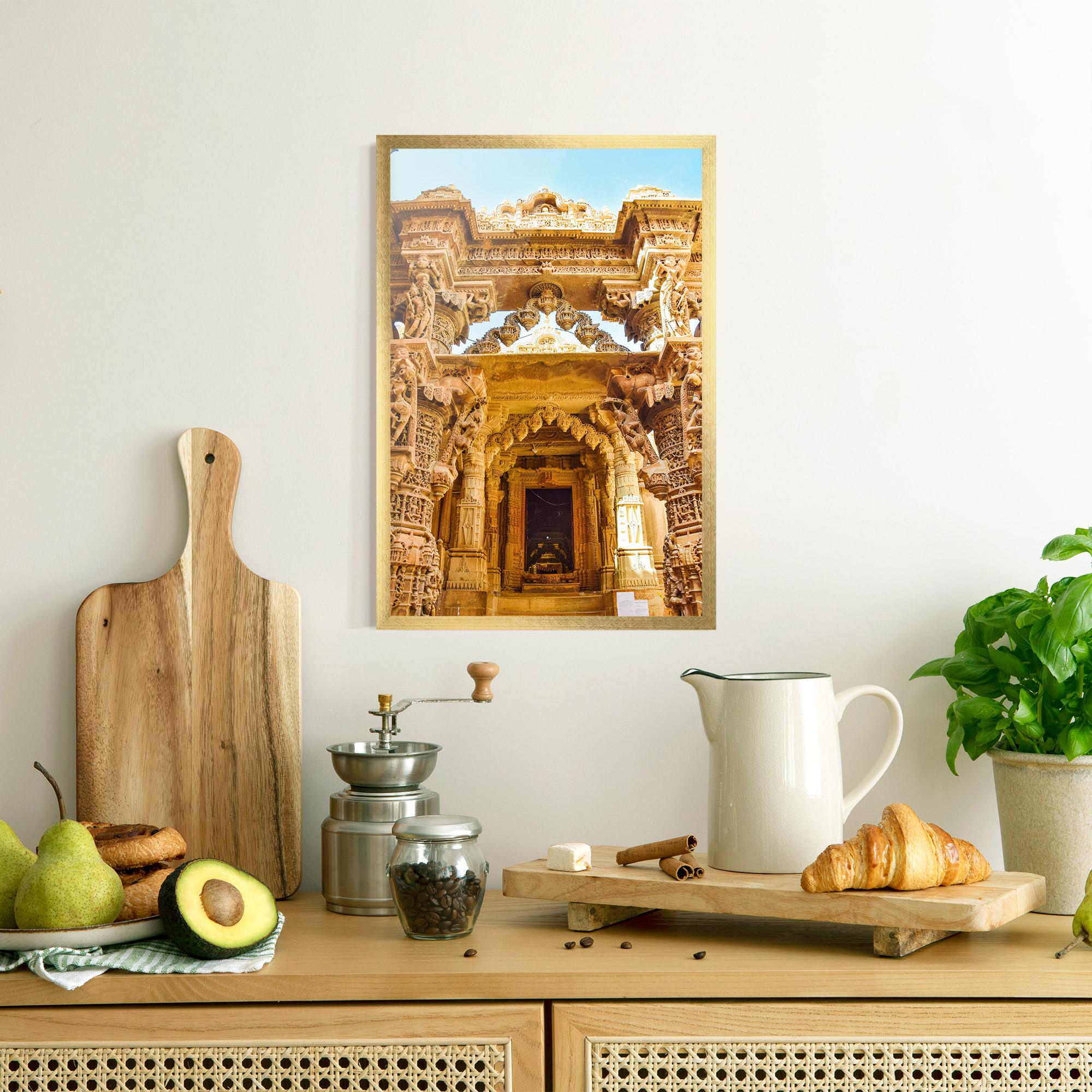 Gerahmte Poster Temples Of Jaisalmer mockup 8