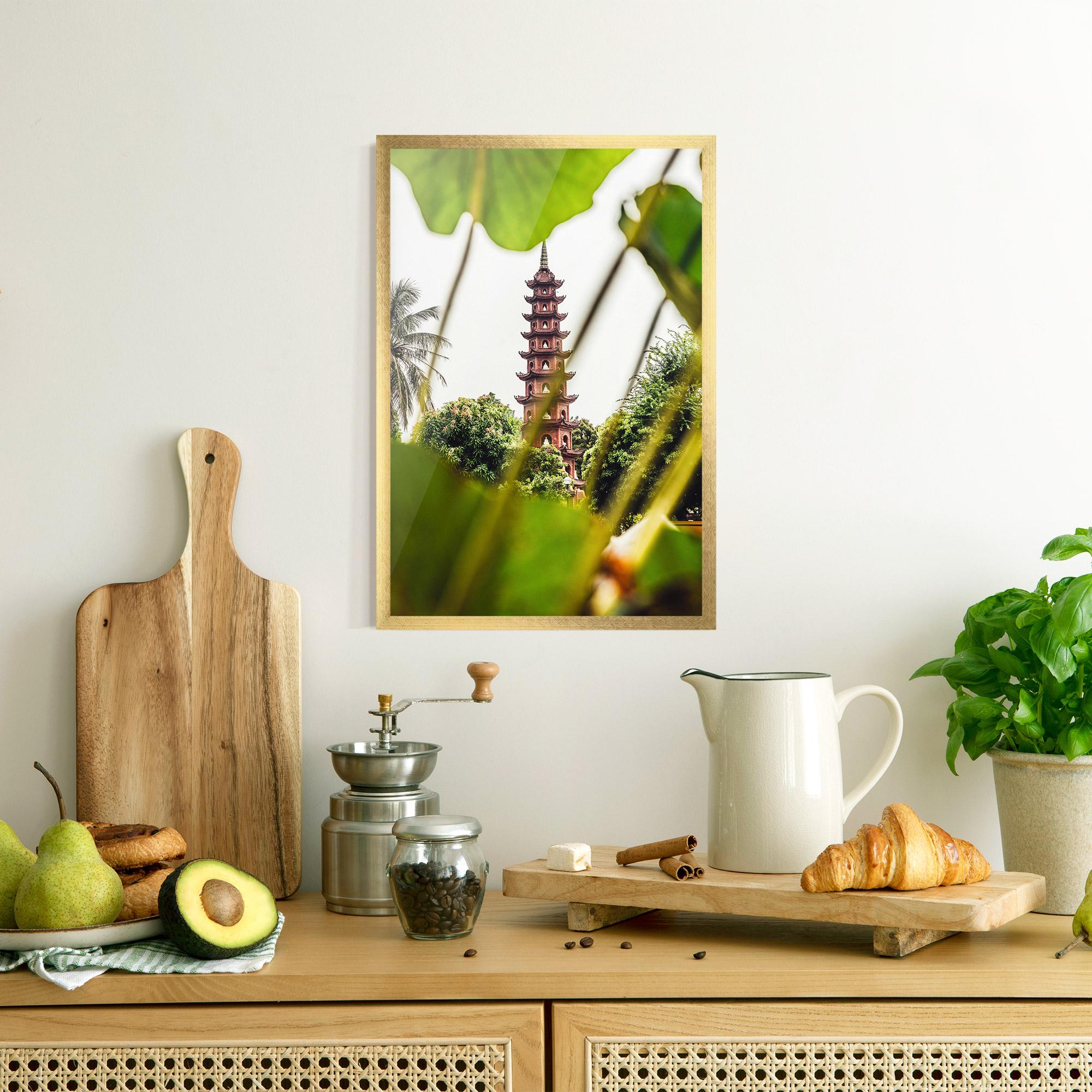 Gerahmte Poster Tran Quoc Pagoda mockup 8