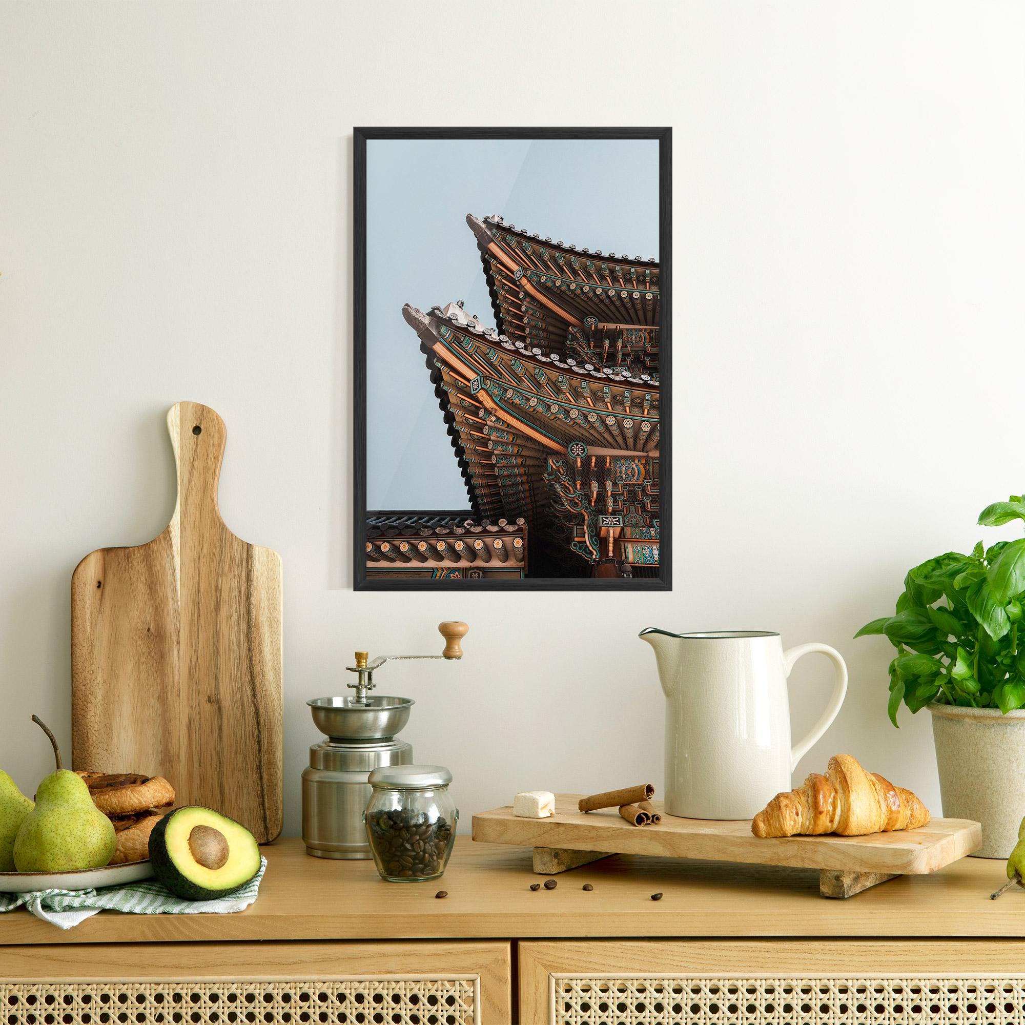 Gerahmte Poster Gyeongbokgung mockup 8