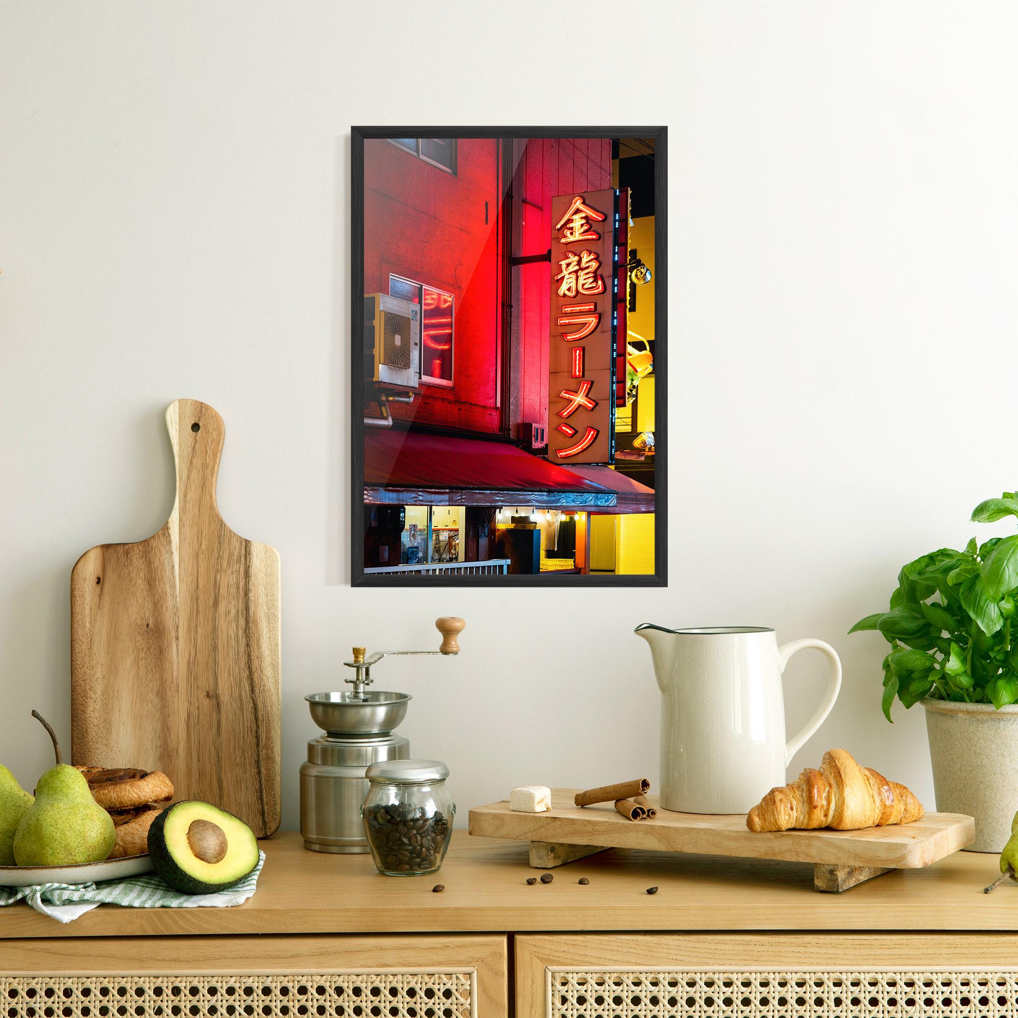 Gerahmte Poster Ramen Restaurant mockup 8