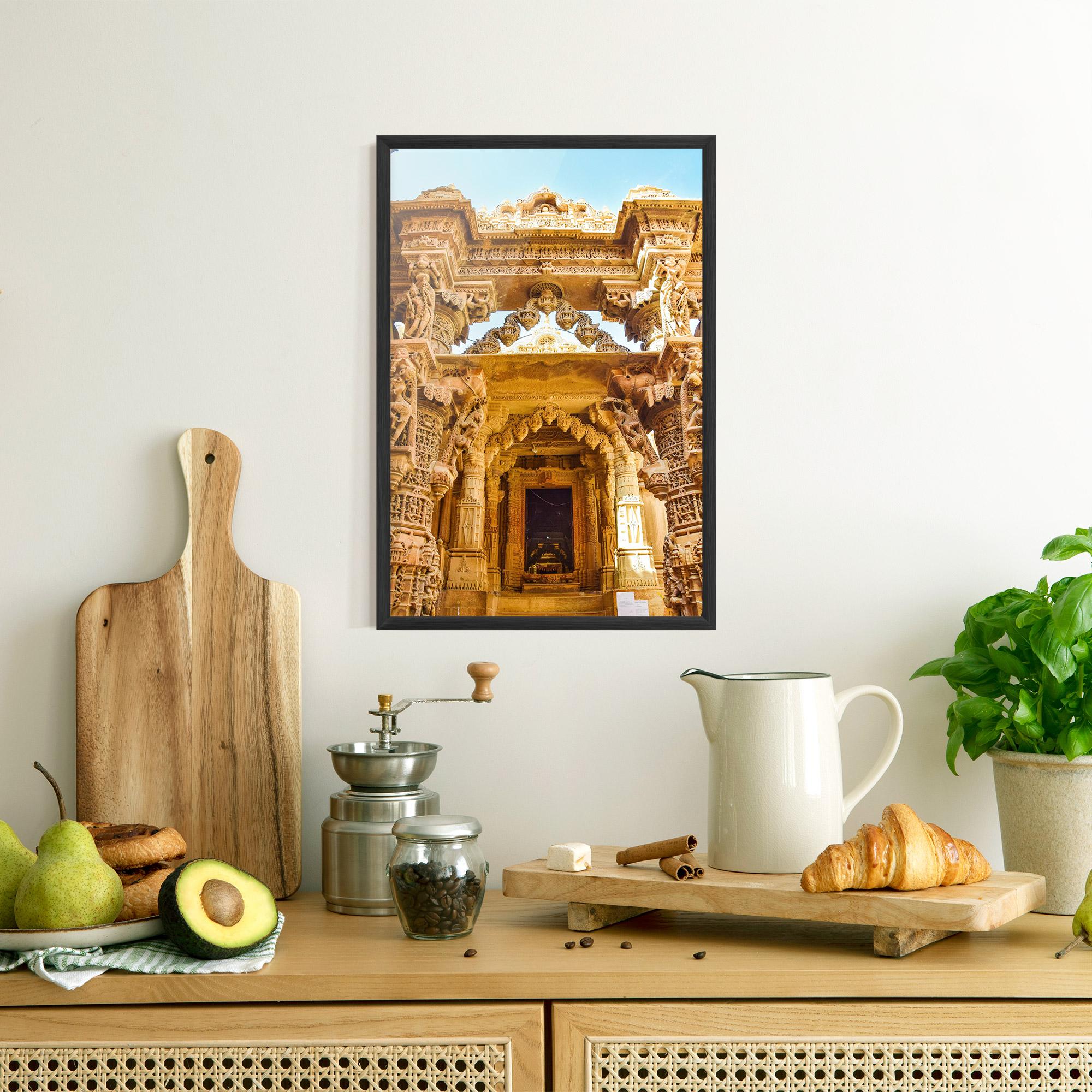 Gerahmte Poster Temples Of Jaisalmer mockup 8