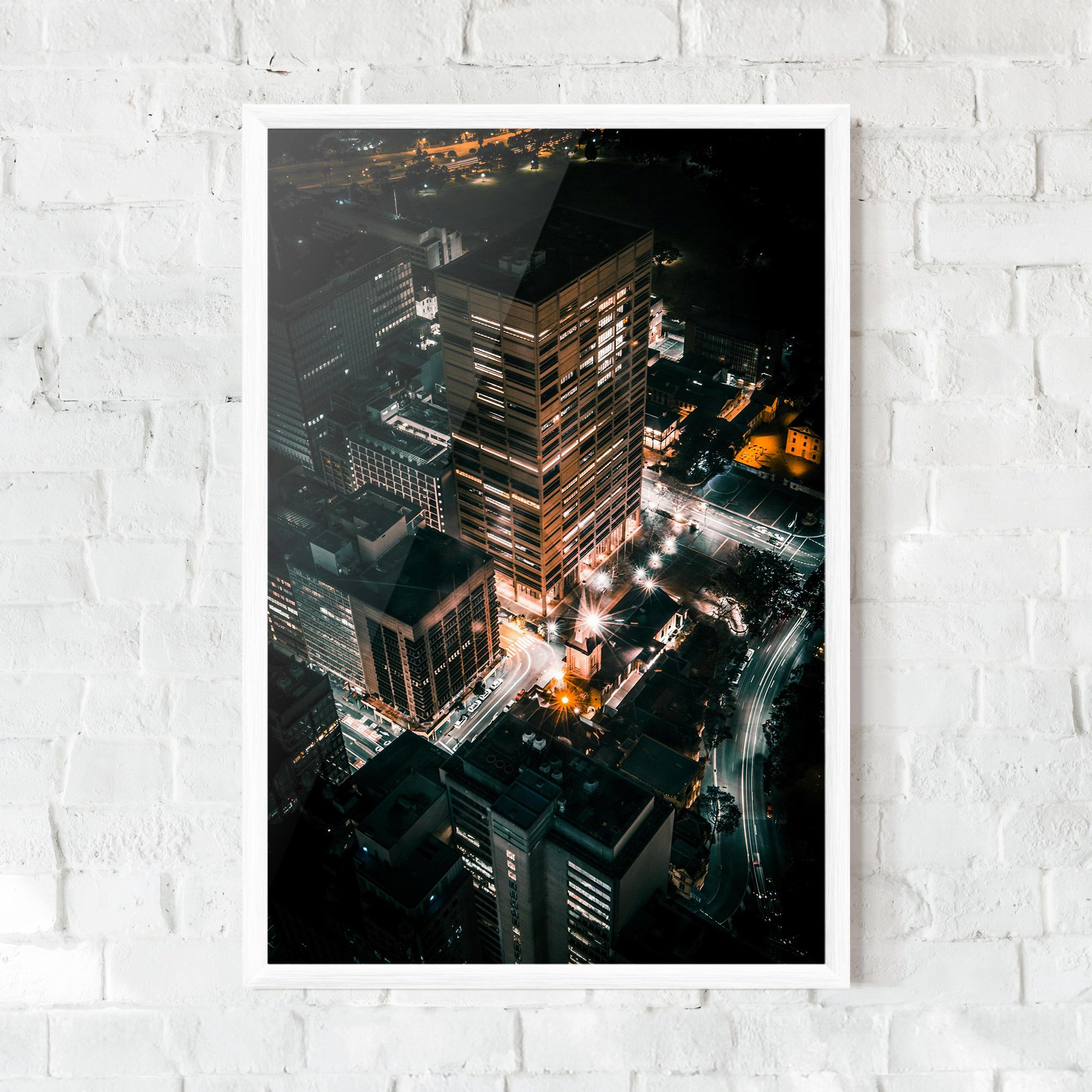 Cream Building Night mockup 0