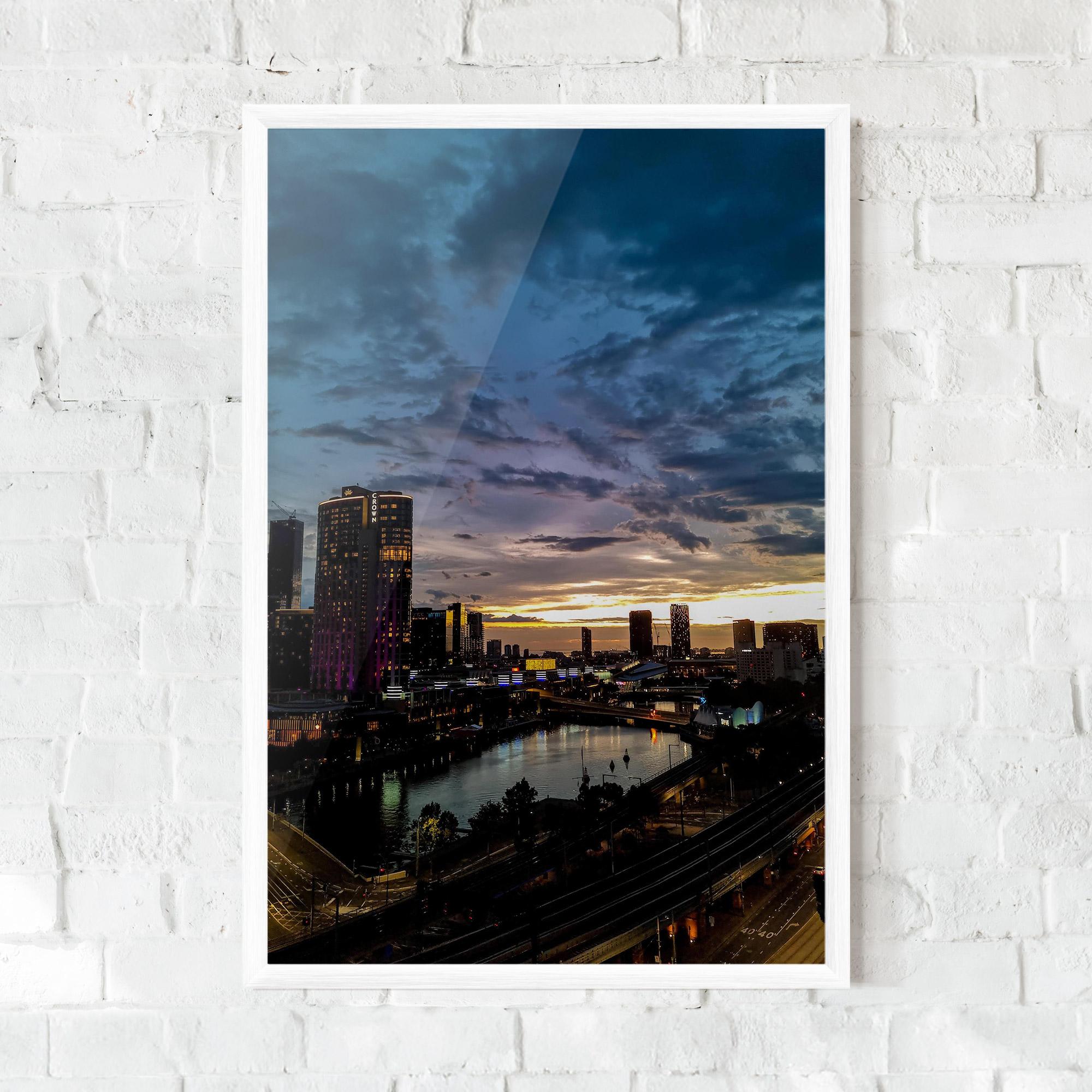 Gerahmte Poster Melbourne mockup 0