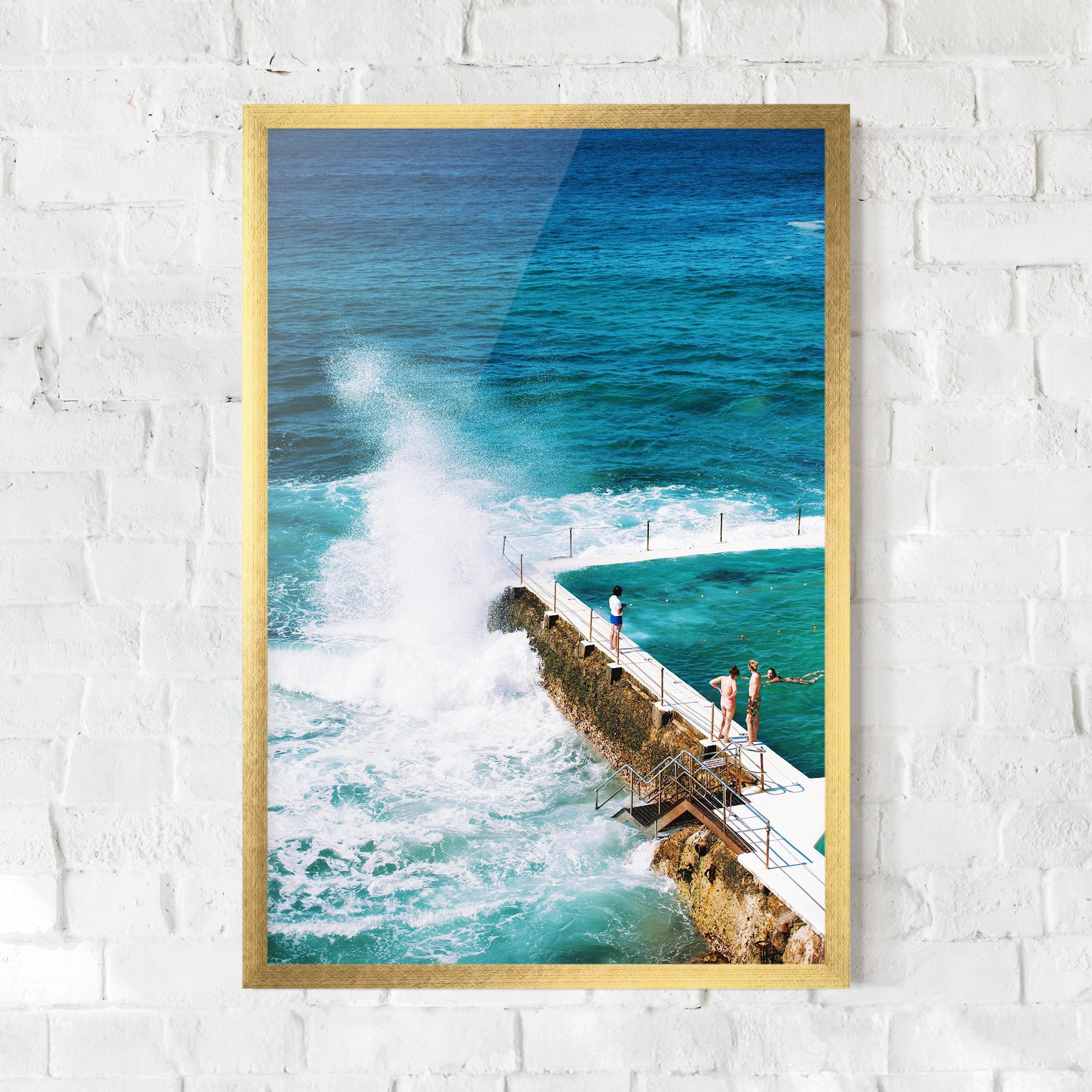 Gerahmte Poster Bondi Beach mockup 0