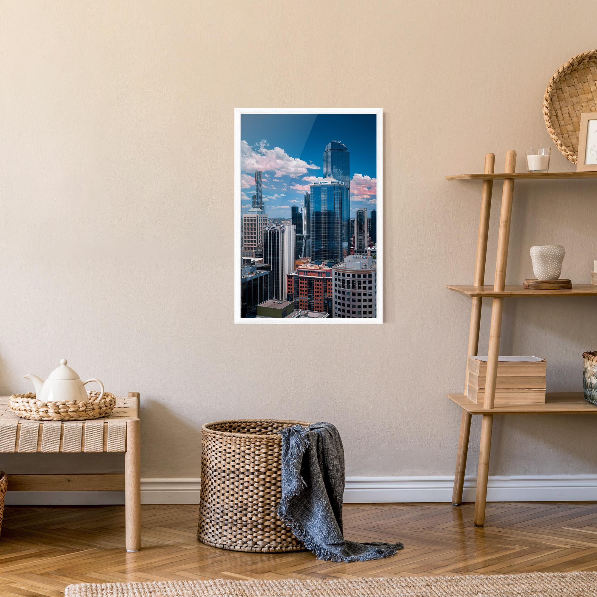 Gerahmte Poster Skyscrapert View mockup 9
