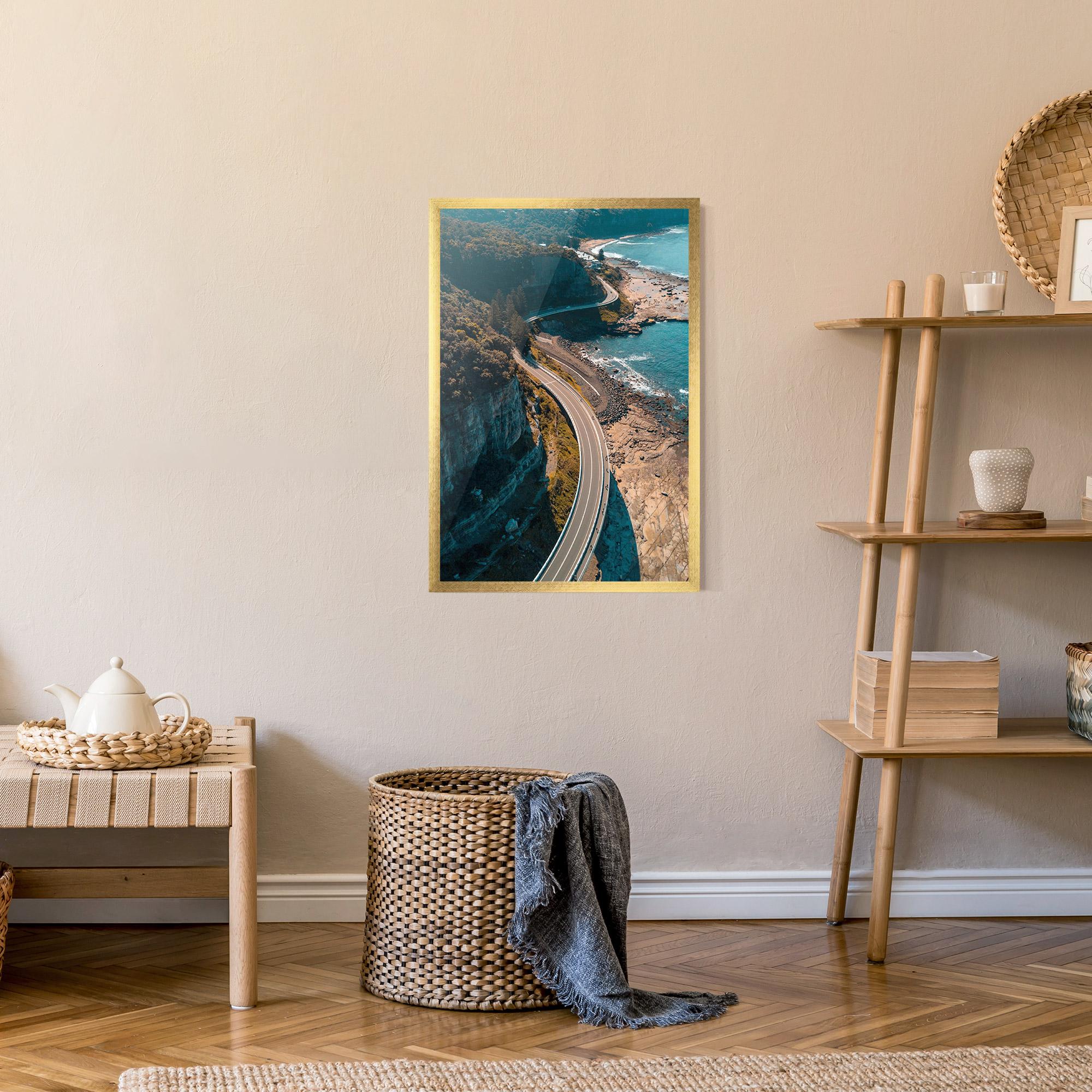 Gerahmte Poster Australia Road mockup 9