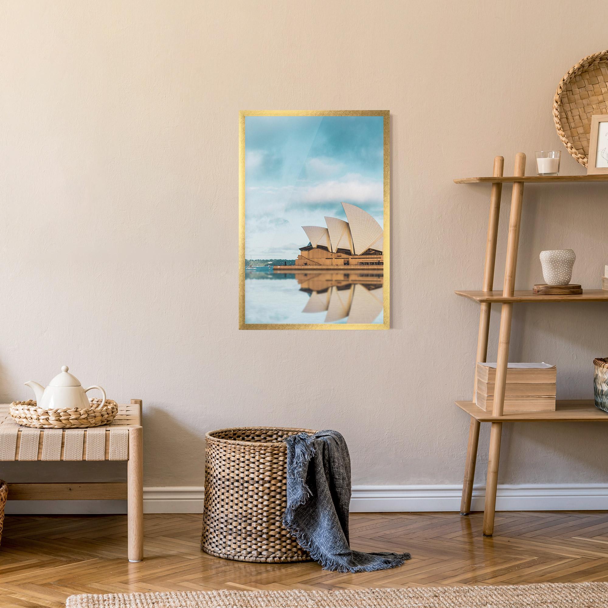 Gerahmte Poster Sydney Water mockup 9