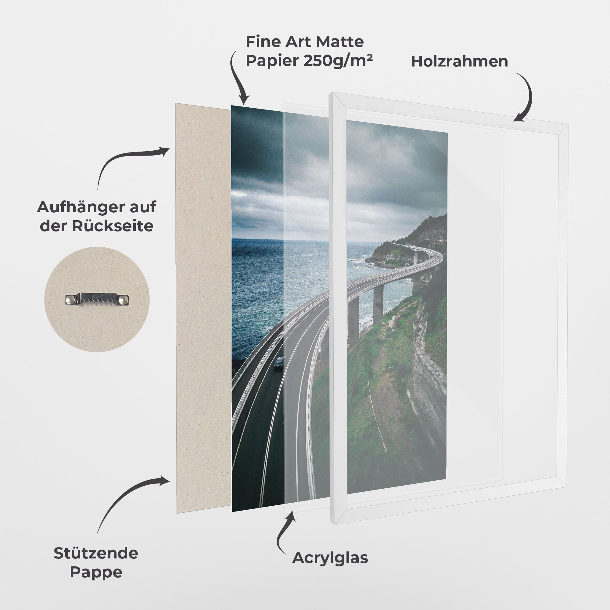 Road Cloudy Day mockup 1
