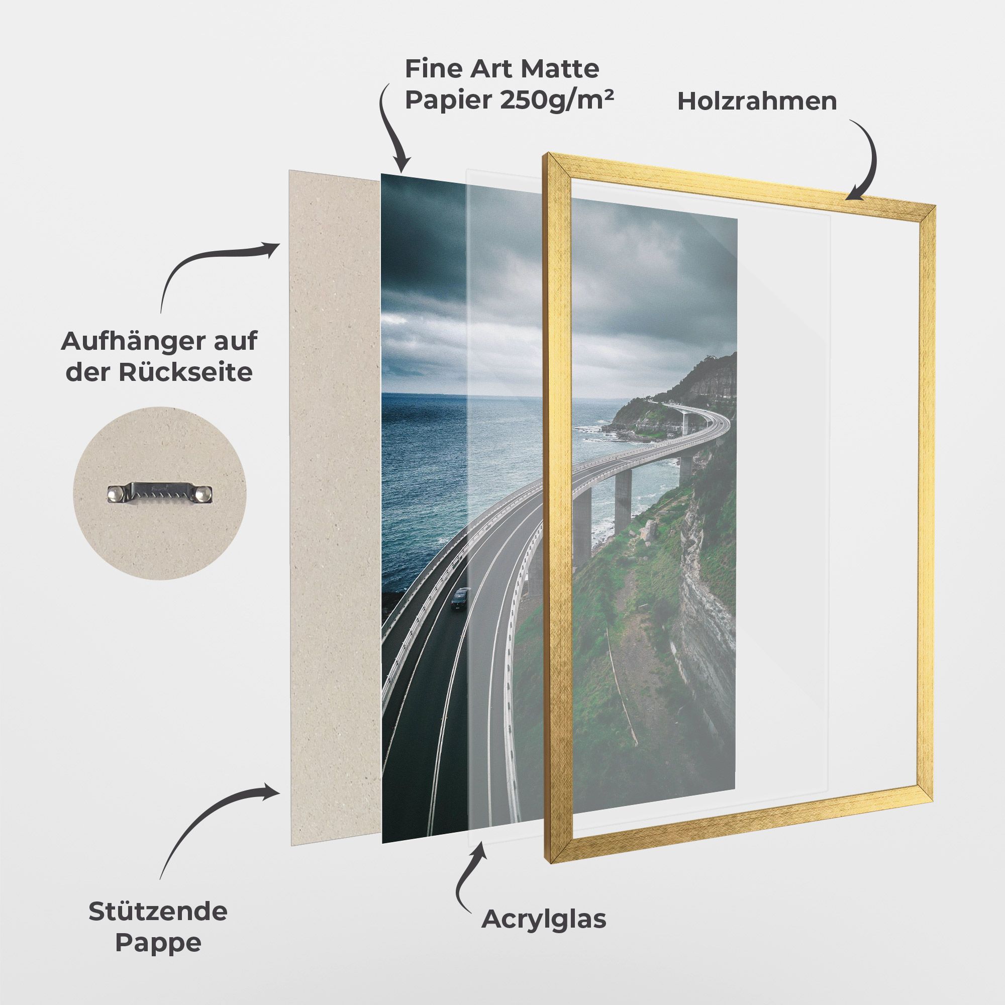 Road Cloudy Day mockup 1