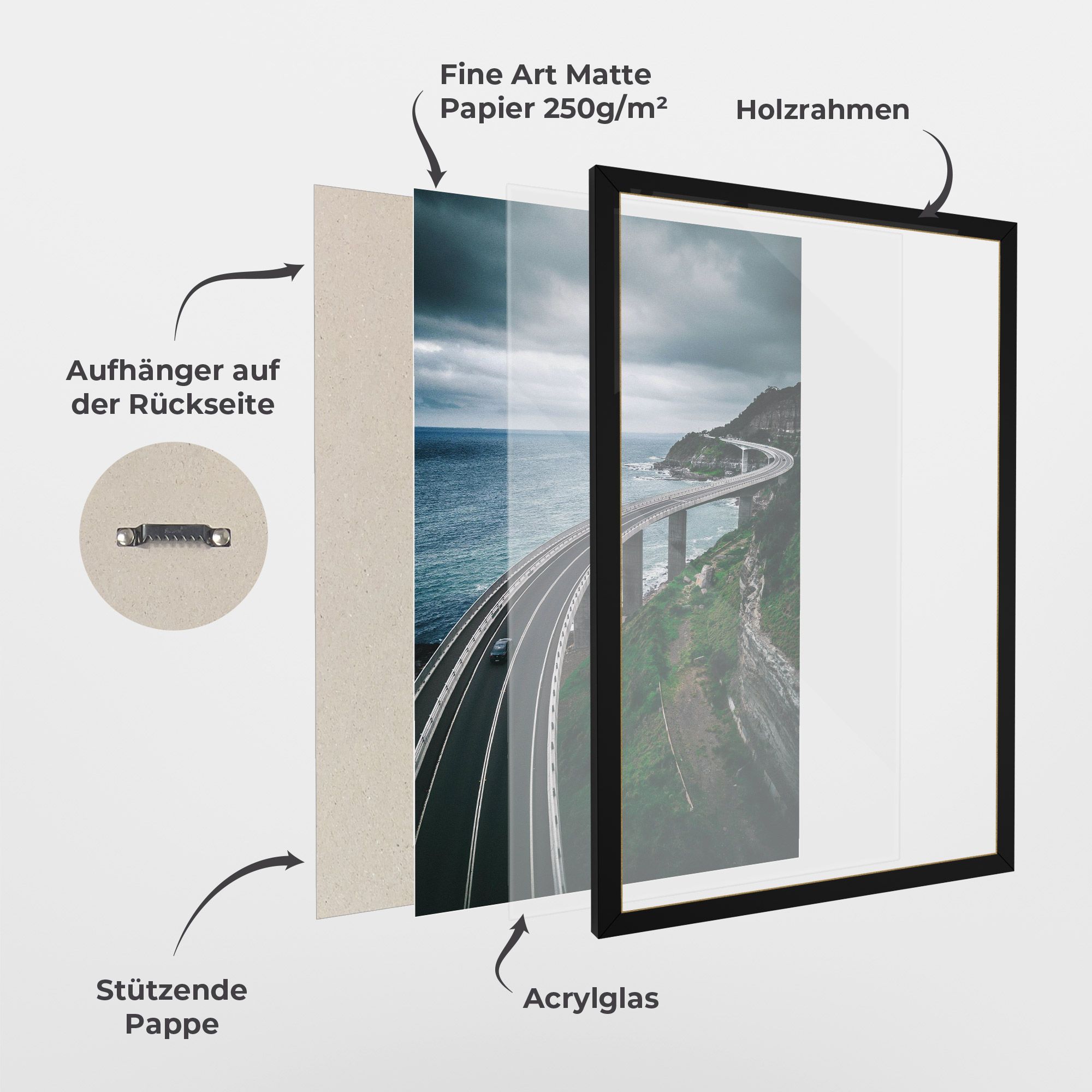 Road Cloudy Day mockup 1