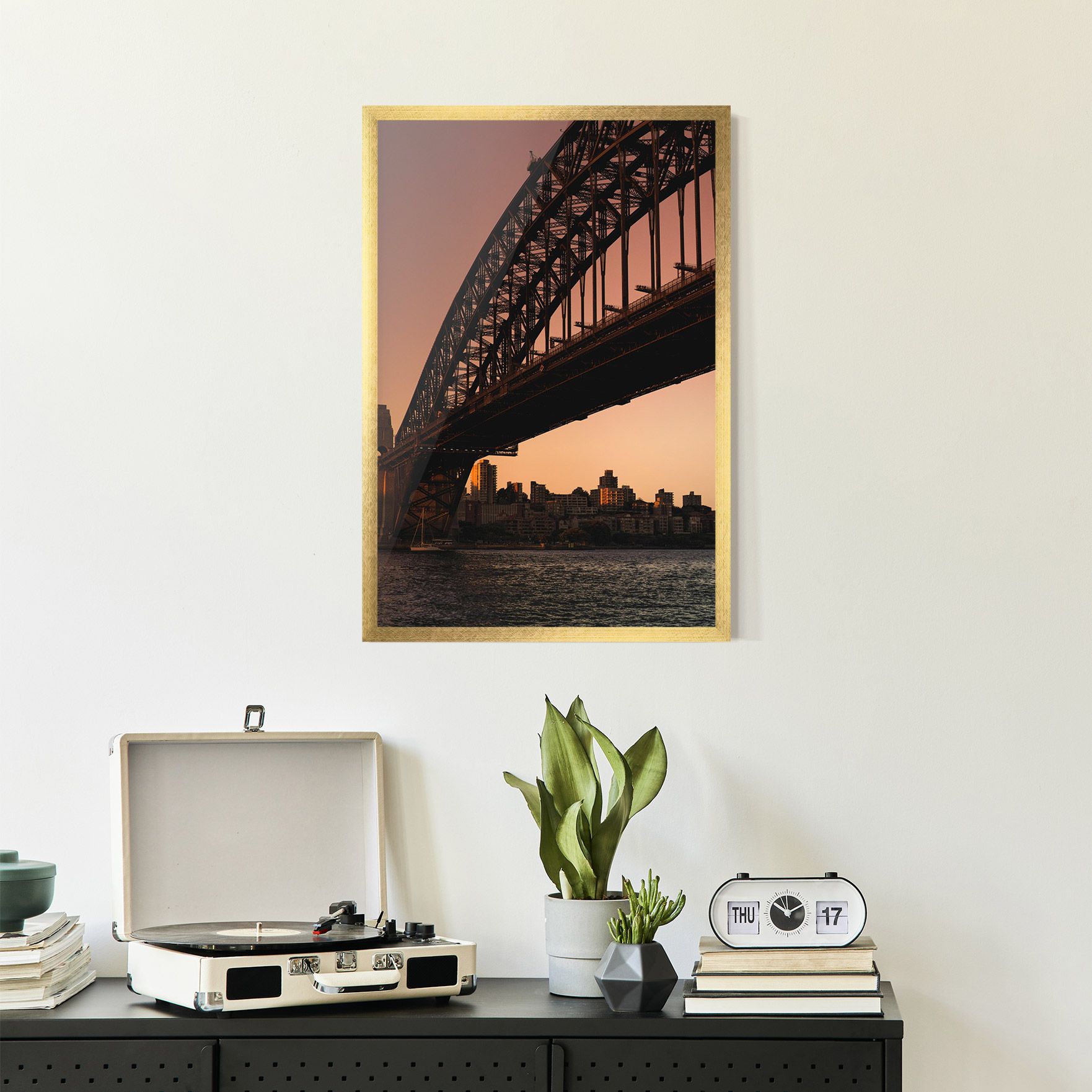 Sunset Harbour Bridge mockup 2