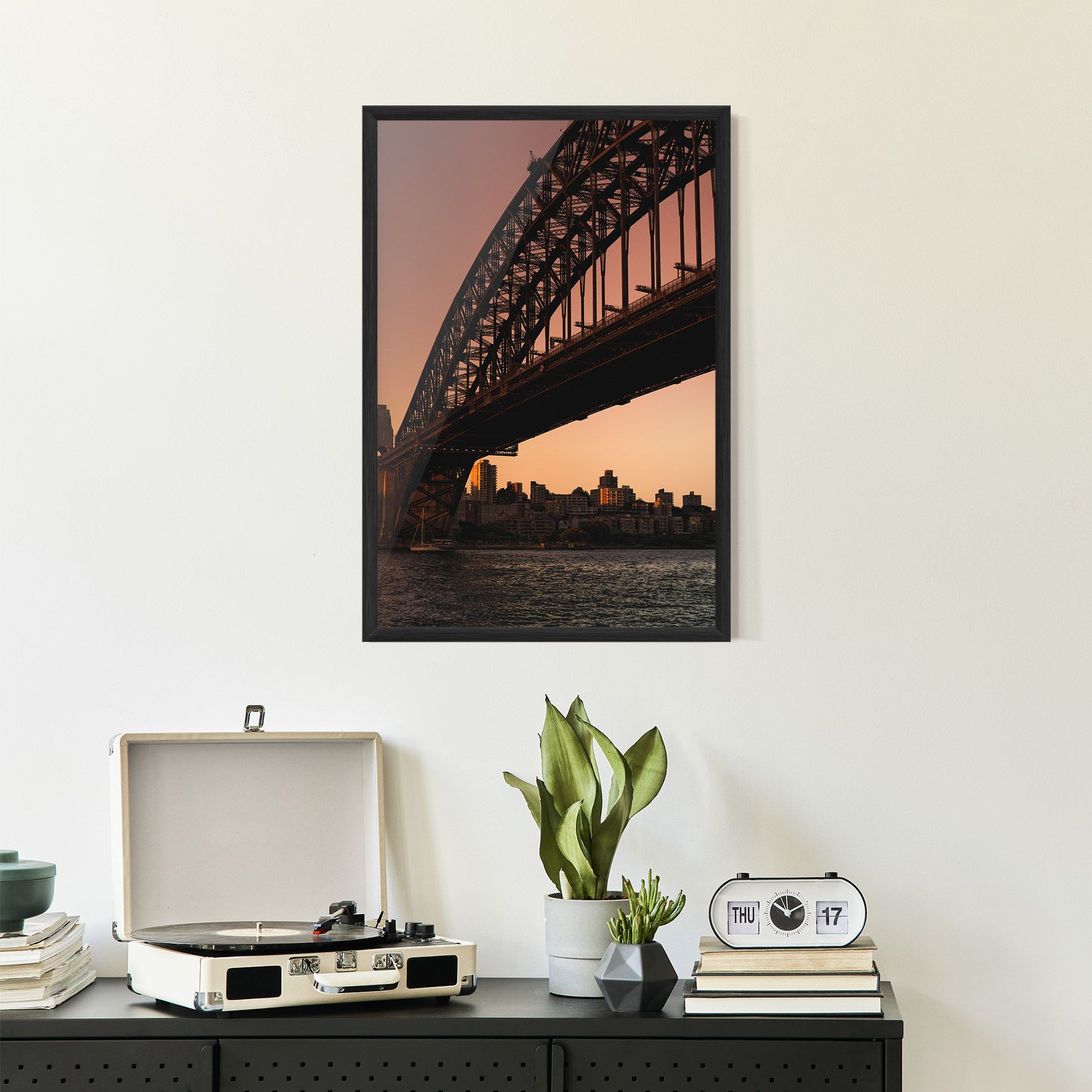 Sunset Harbour Bridge mockup 2