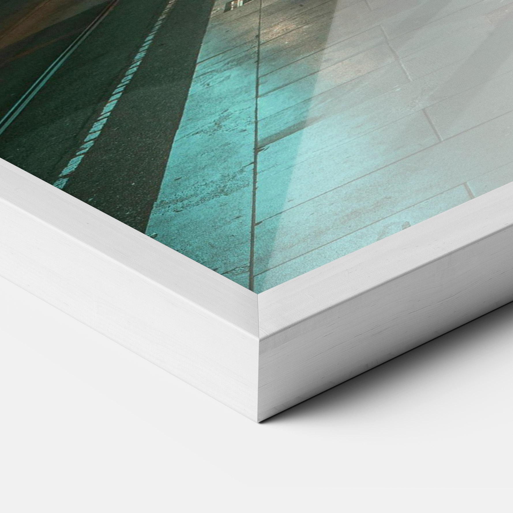 Gerahmte Poster Clock Tower Light mockup 3