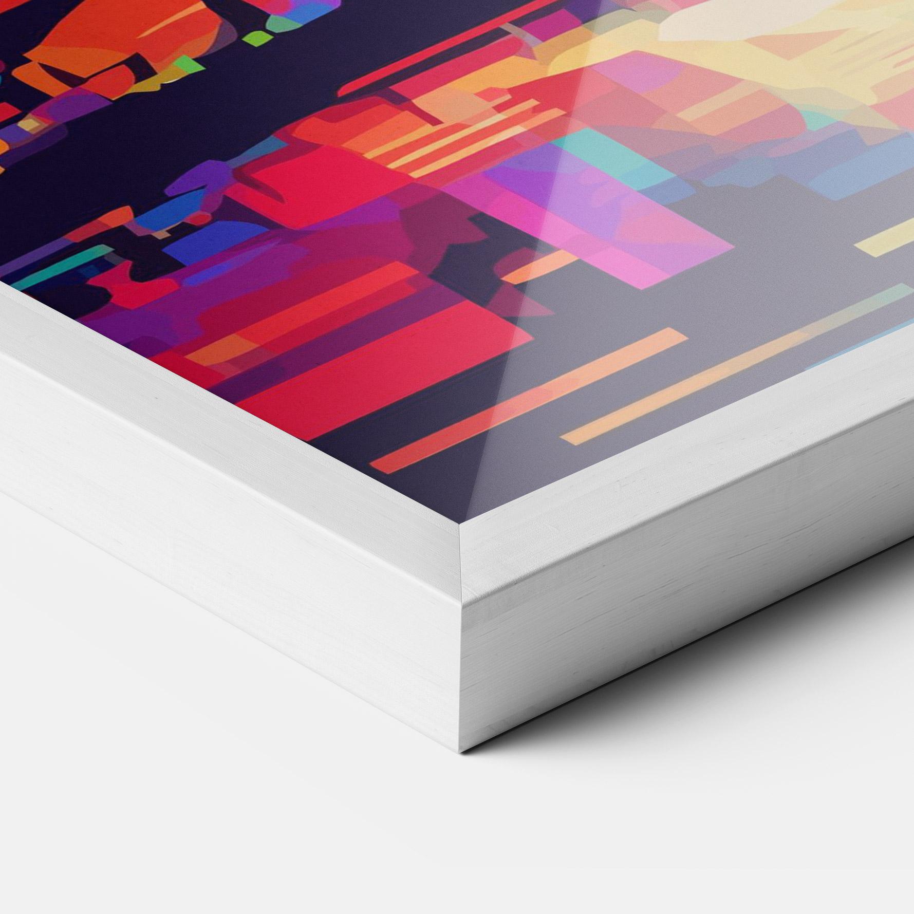 Gerahmte Poster Olympic Stadium Art mockup 3