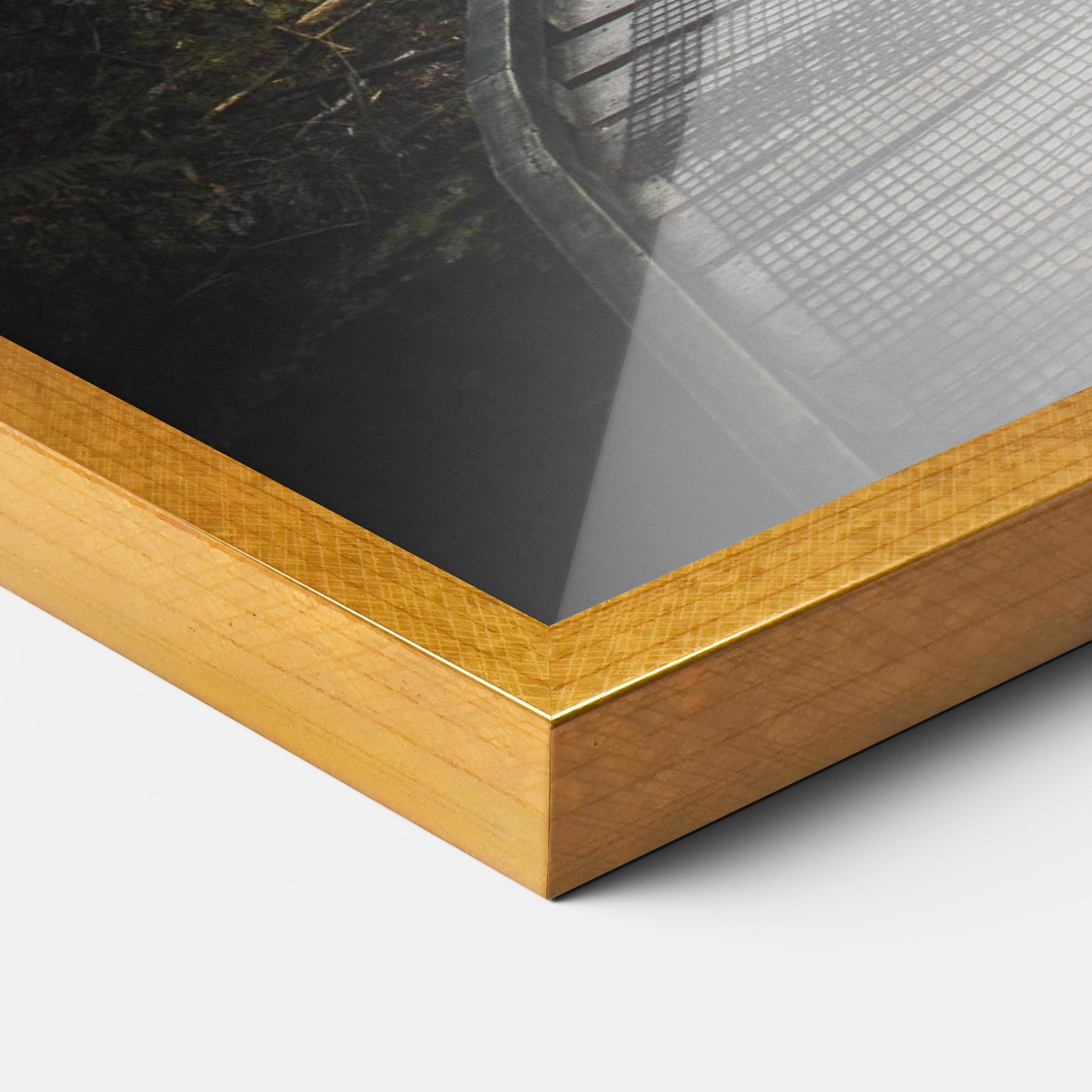 Gerahmte Poster Forest Path View mockup 3