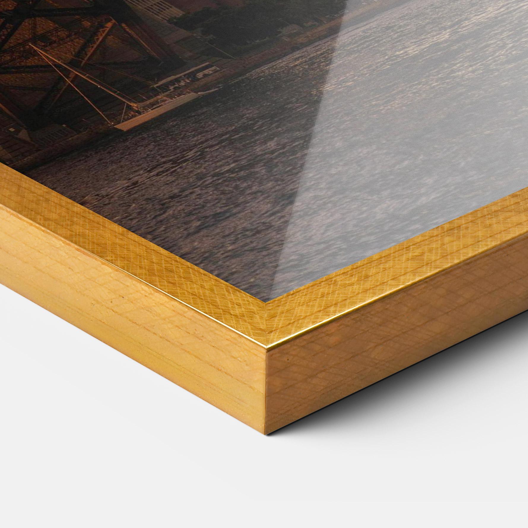 Gerahmte Poster Sunset Harbour Bridge mockup 3