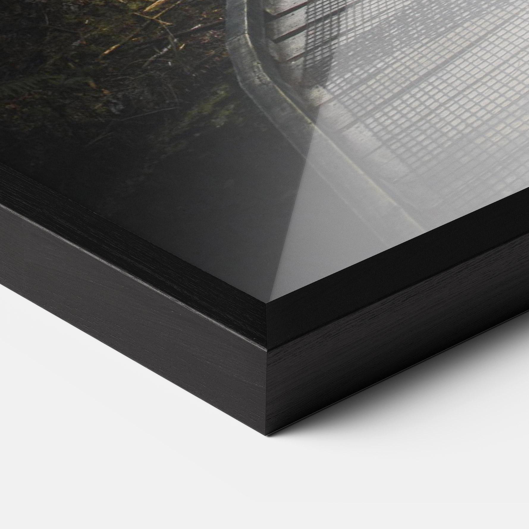 Gerahmte Poster Forest Path View mockup 3