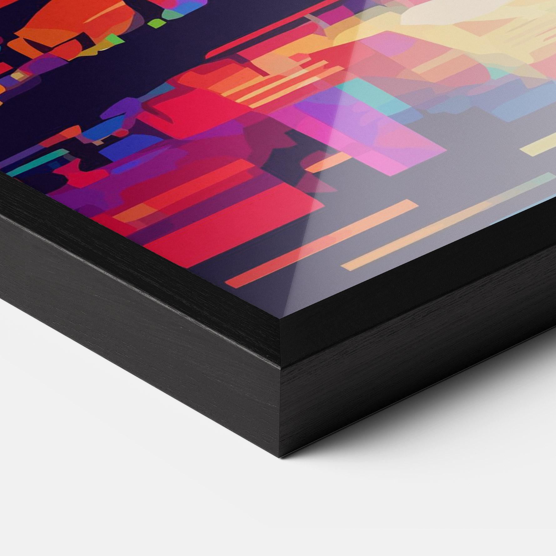 Gerahmte Poster Olympic Stadium Art mockup 3