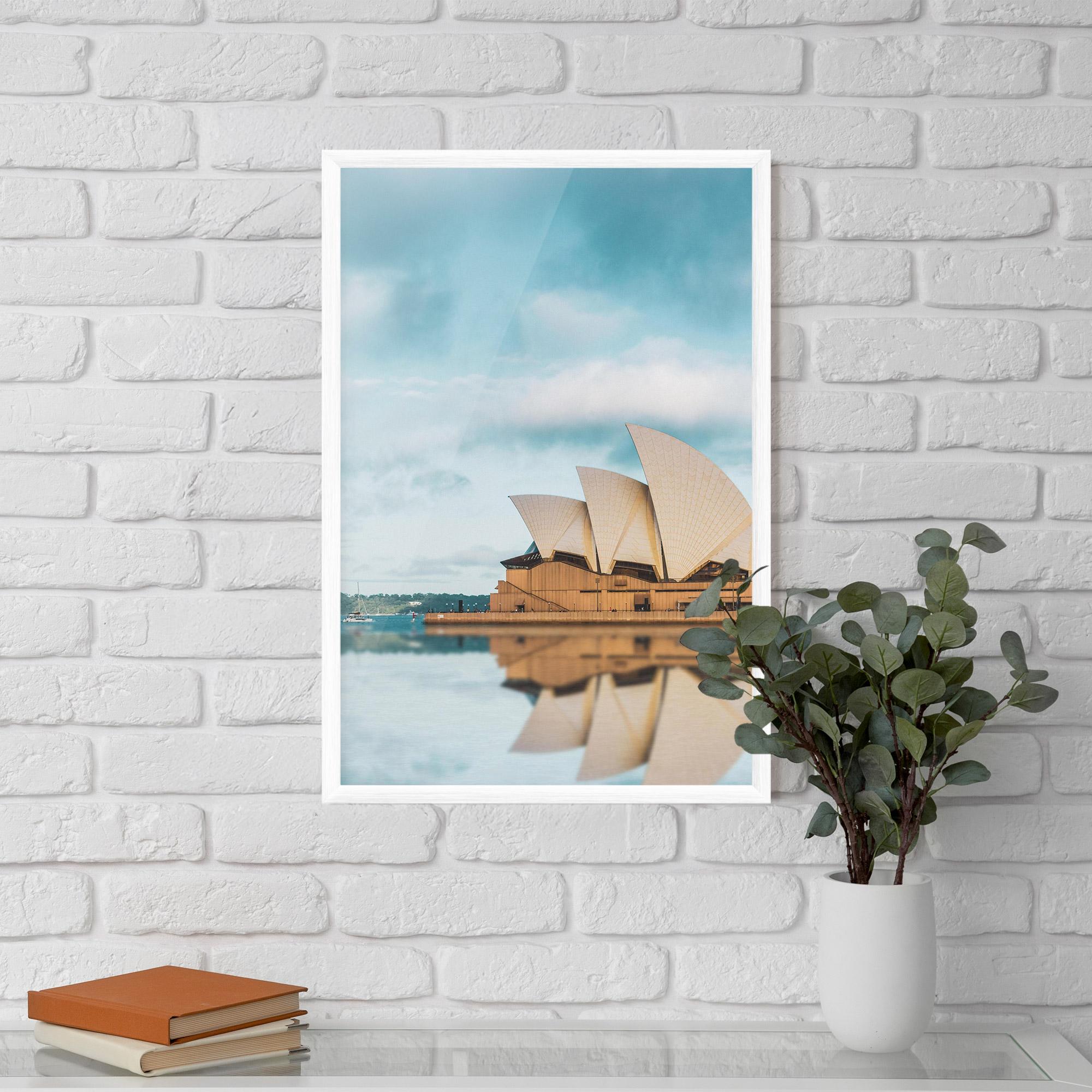 Gerahmte Poster Sydney Water mockup 5