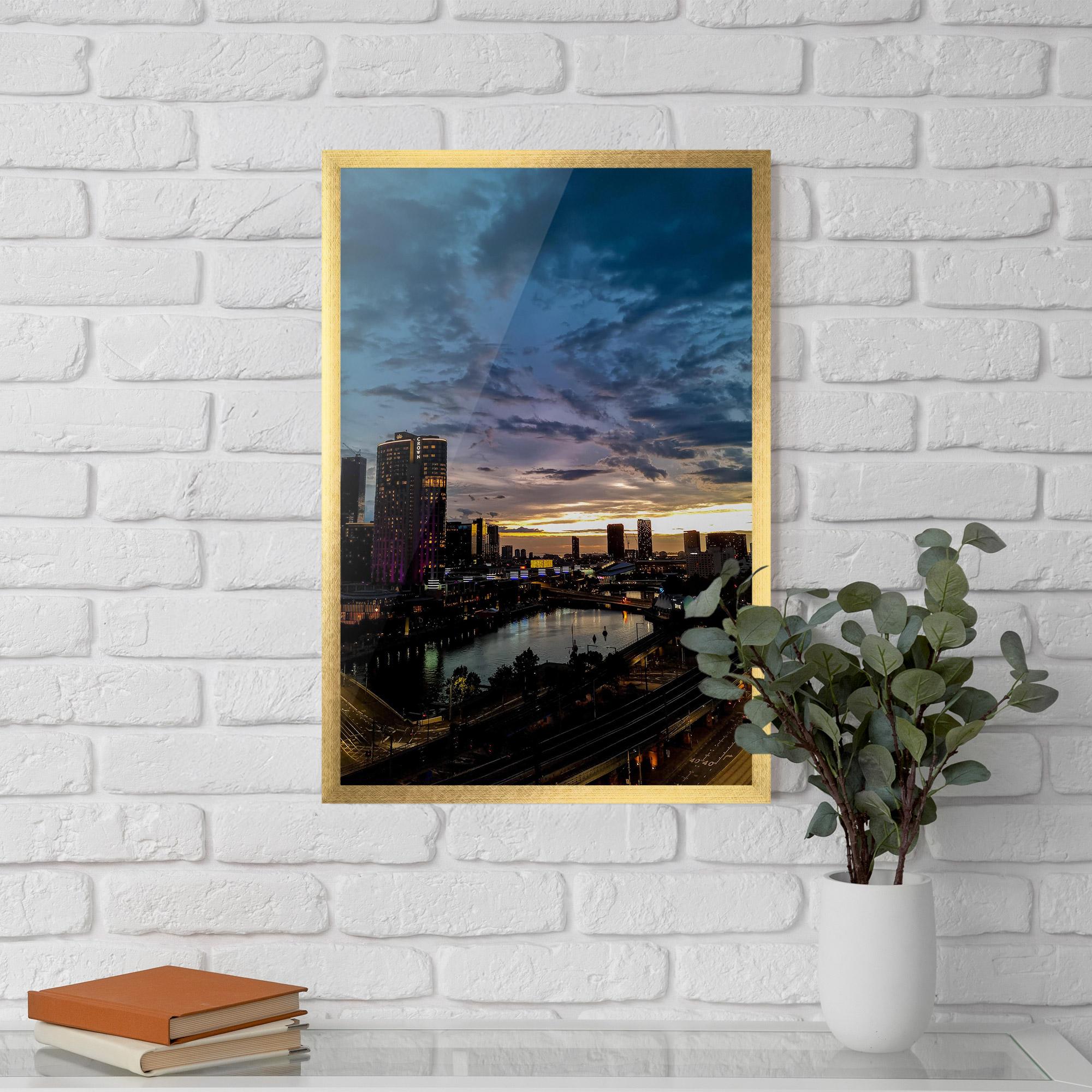 Gerahmte Poster Melbourne mockup 5