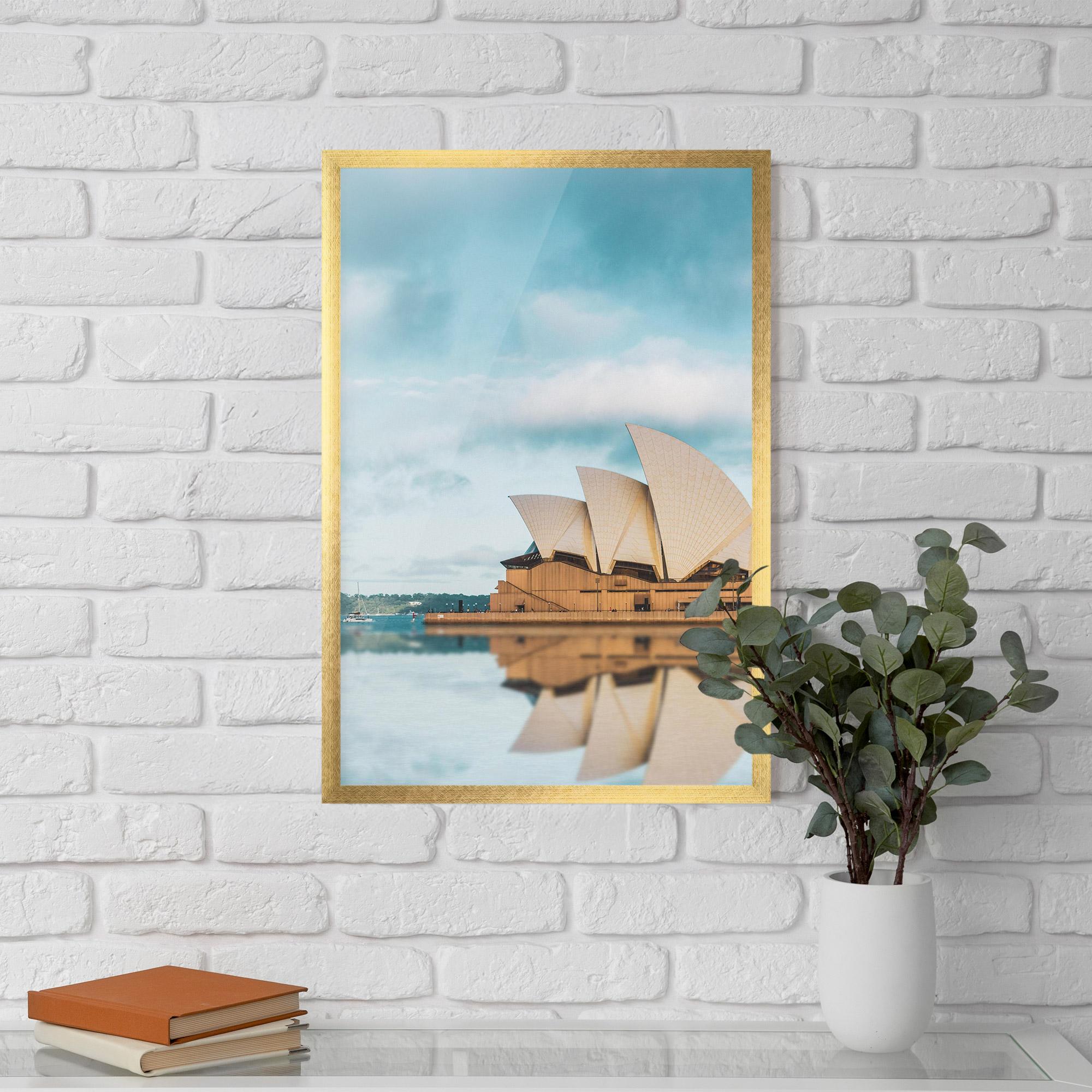 Gerahmte Poster Sydney Water mockup 5