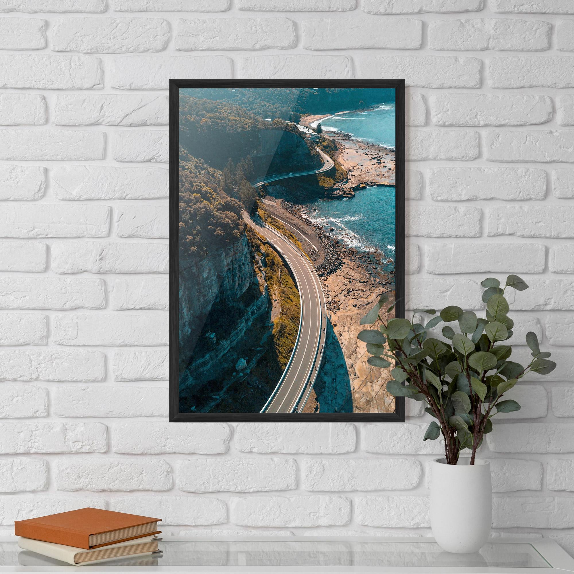 Gerahmte Poster Australia Road mockup 5