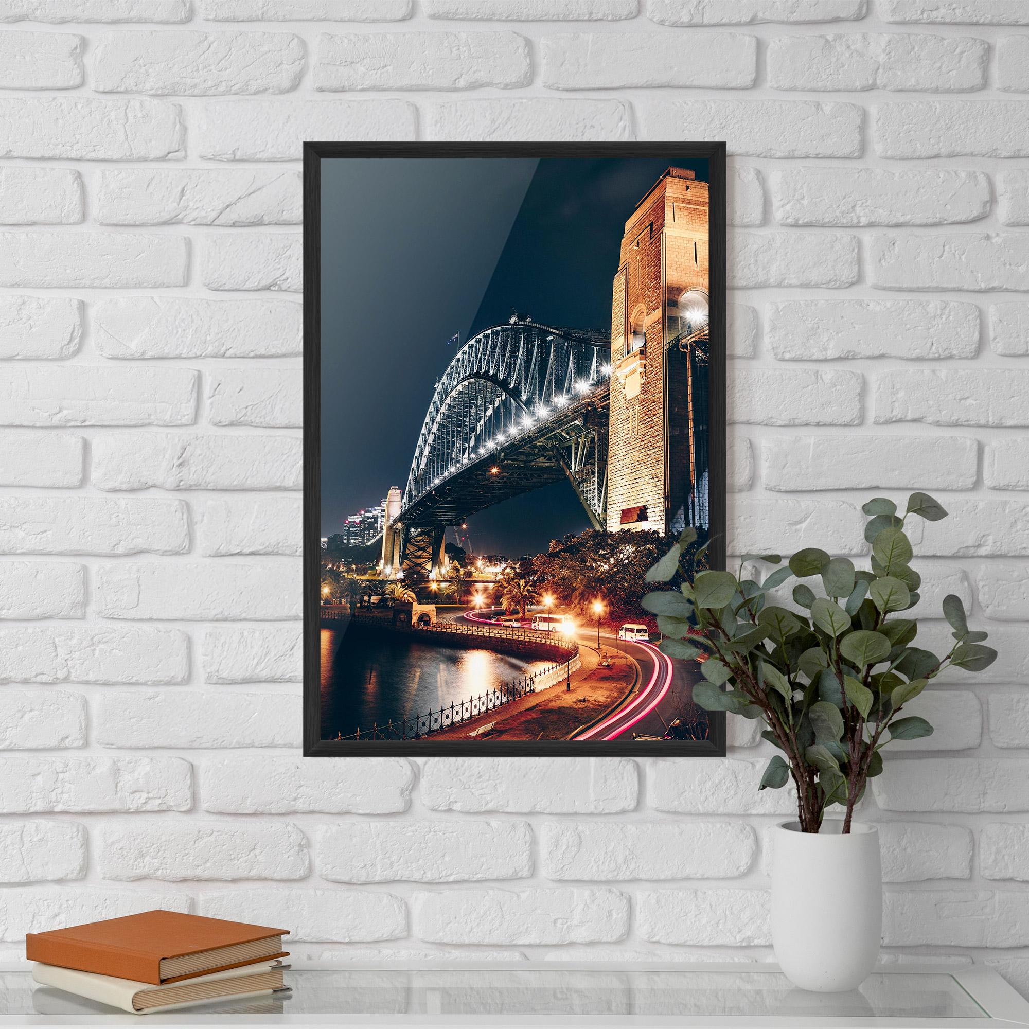 Gerahmte Poster Sydney Harbour Bridge mockup 5