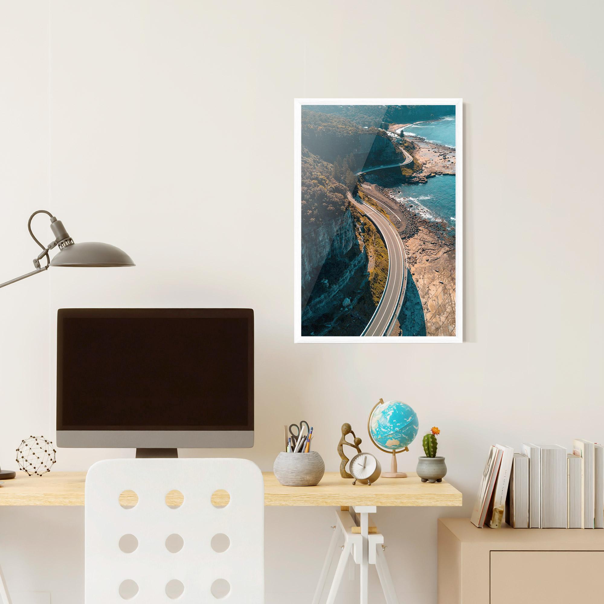 Gerahmte Poster Australia Road mockup 6