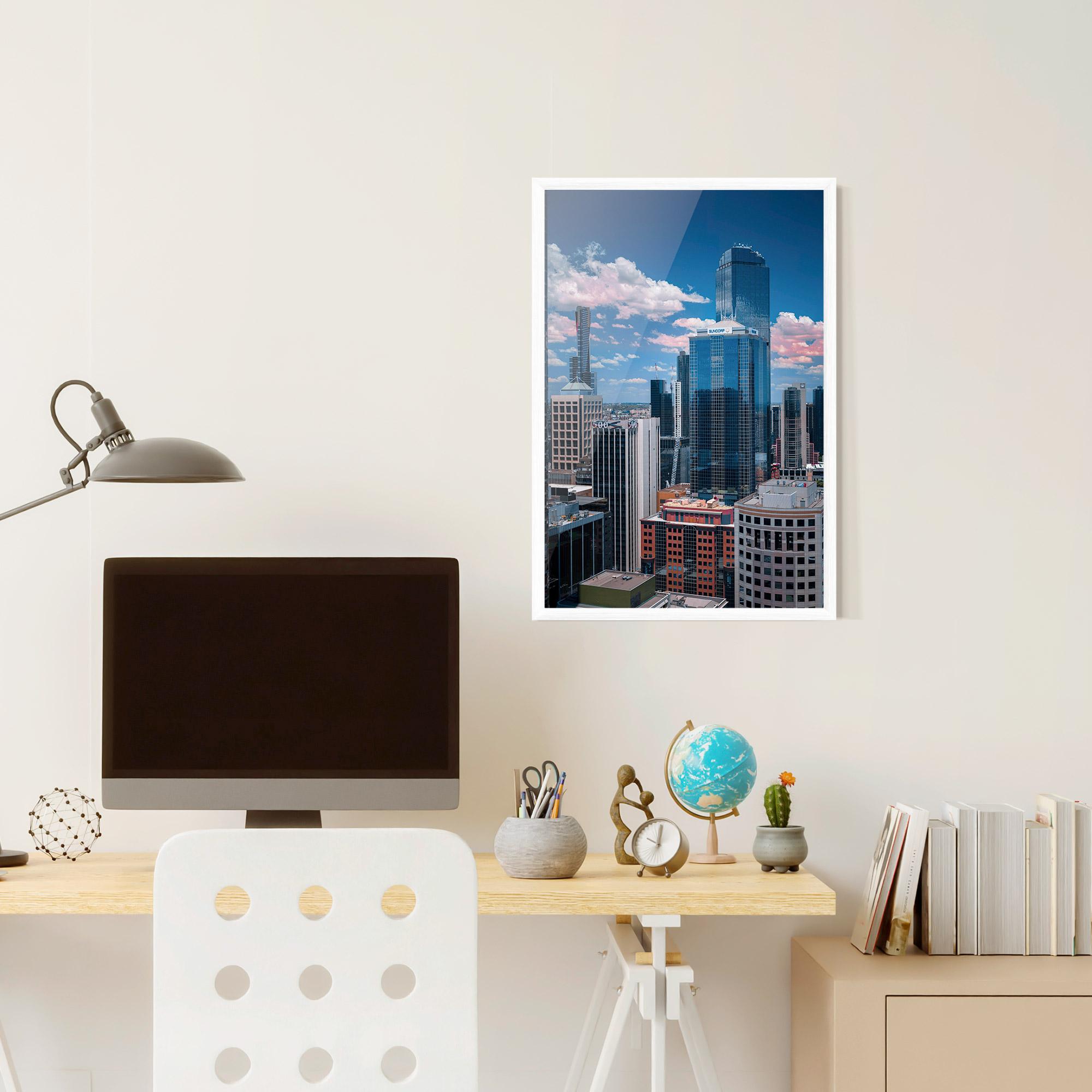 Gerahmte Poster Skyscrapert View mockup 6