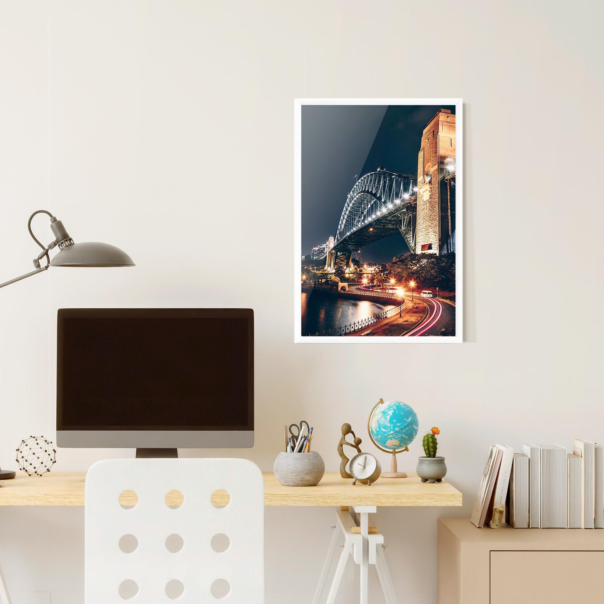 Gerahmte Poster Sydney Harbour Bridge mockup 6