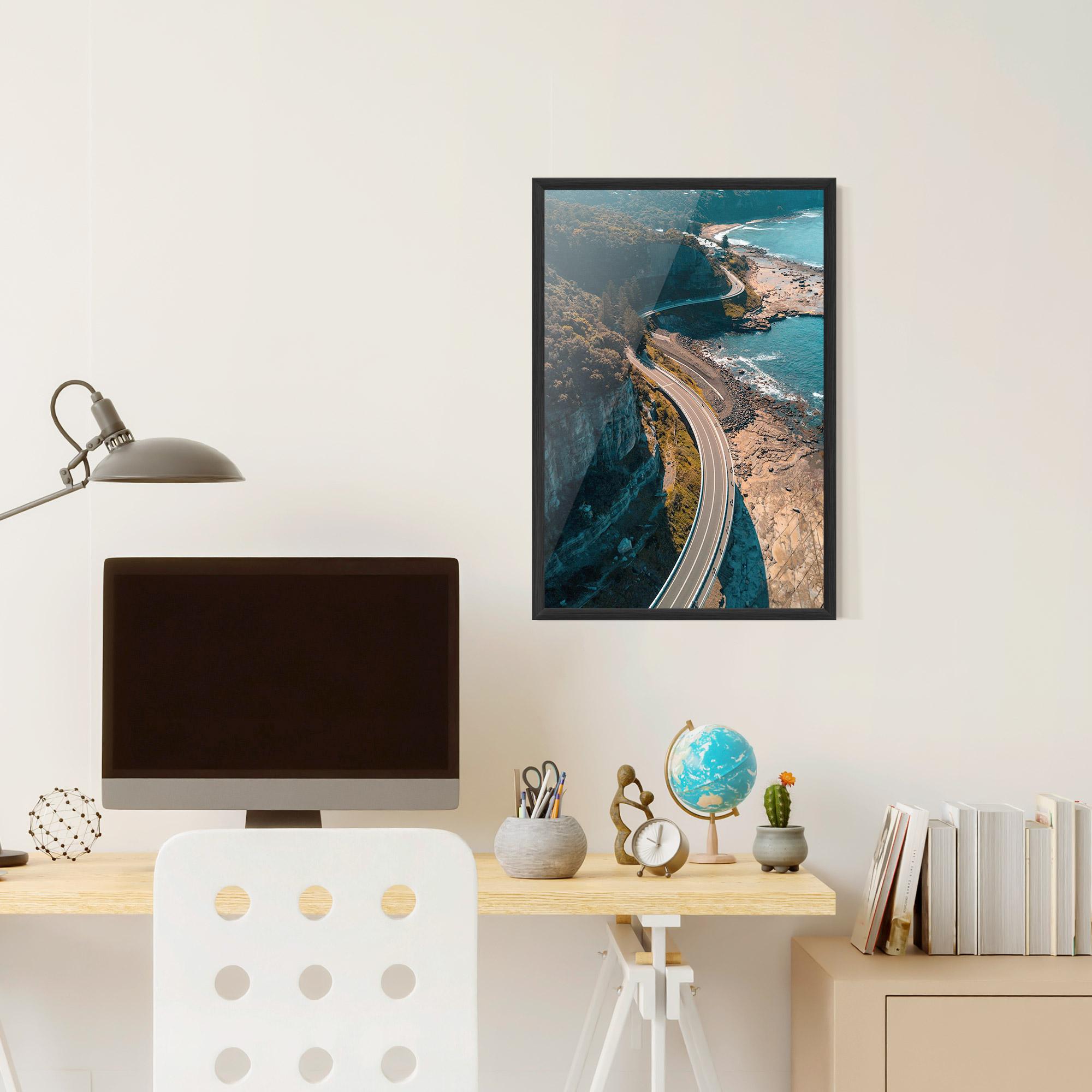 Gerahmte Poster Australia Road mockup 6