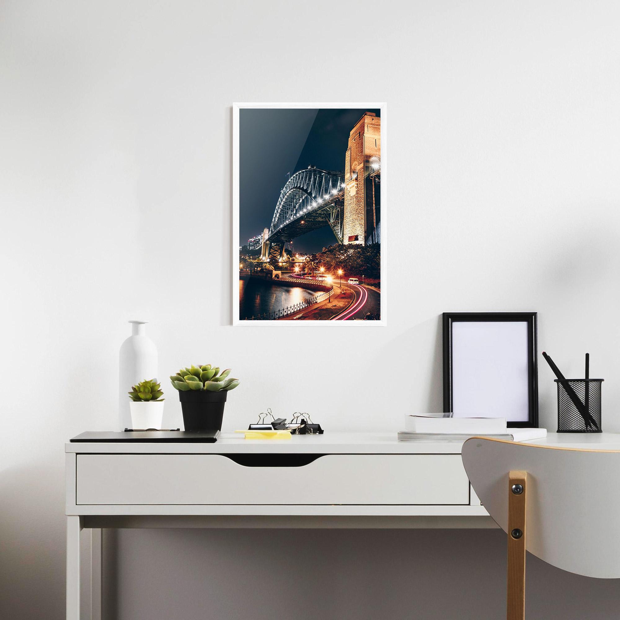 Gerahmte Poster Sydney Harbour Bridge mockup 7