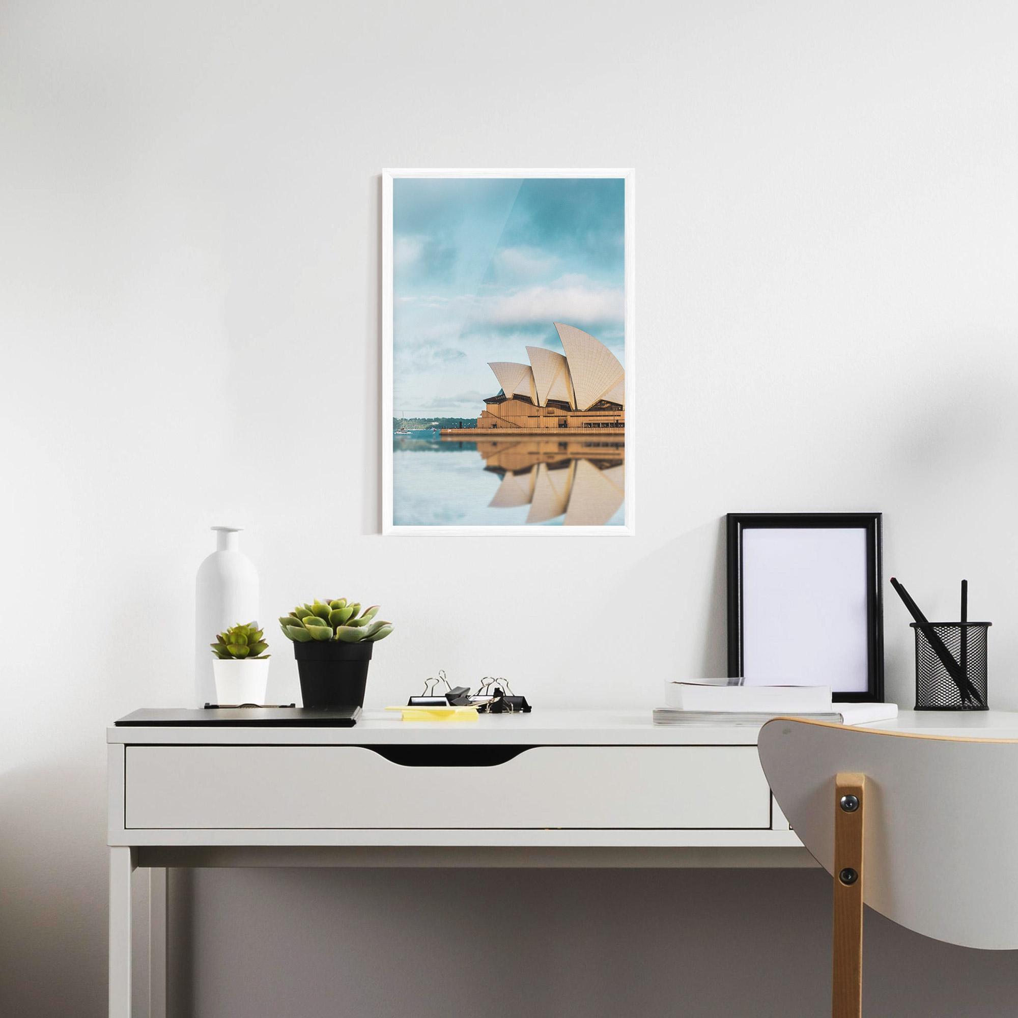 Gerahmte Poster Sydney Water mockup 7