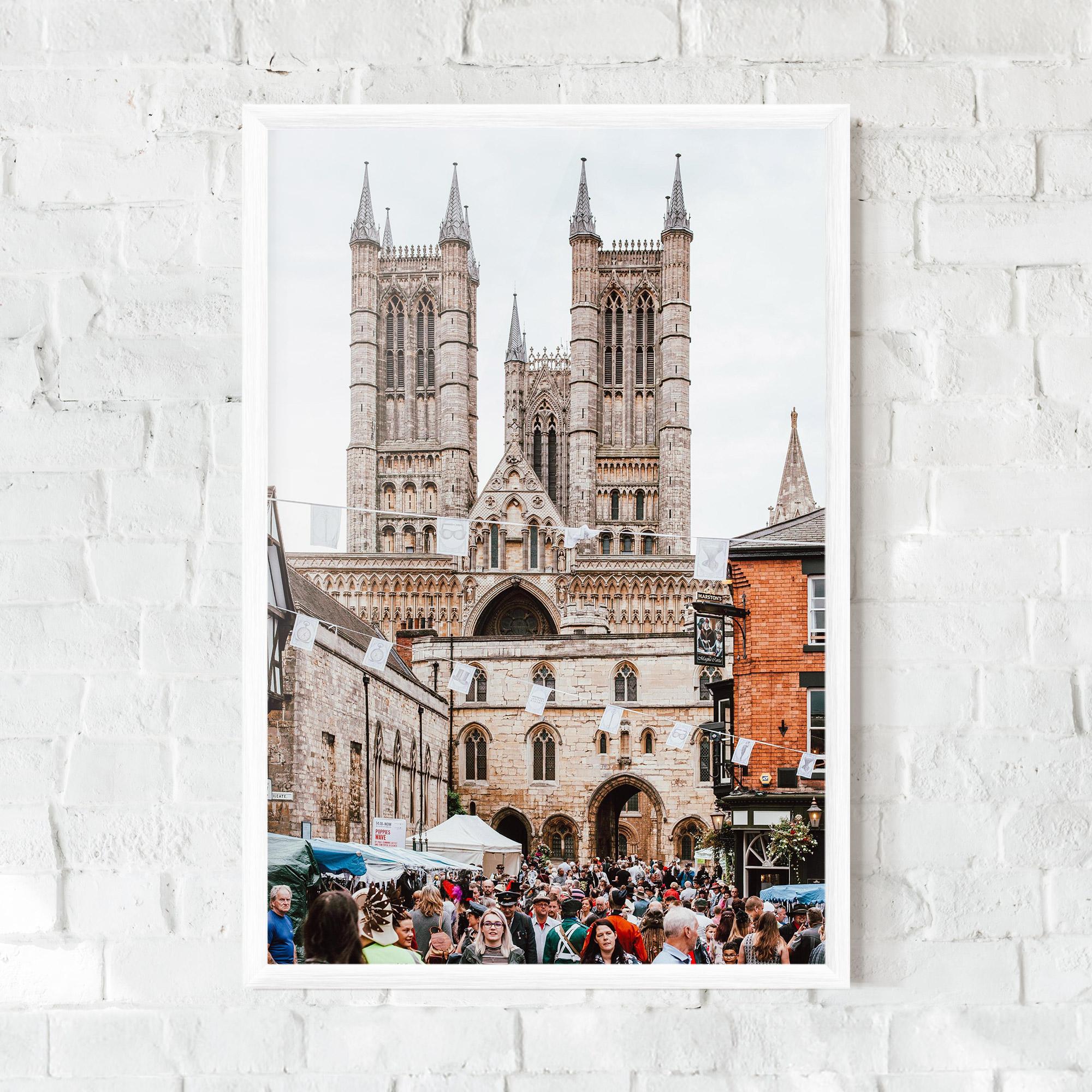 Gerahmte Poster Lincoln Cathedral mockup 0