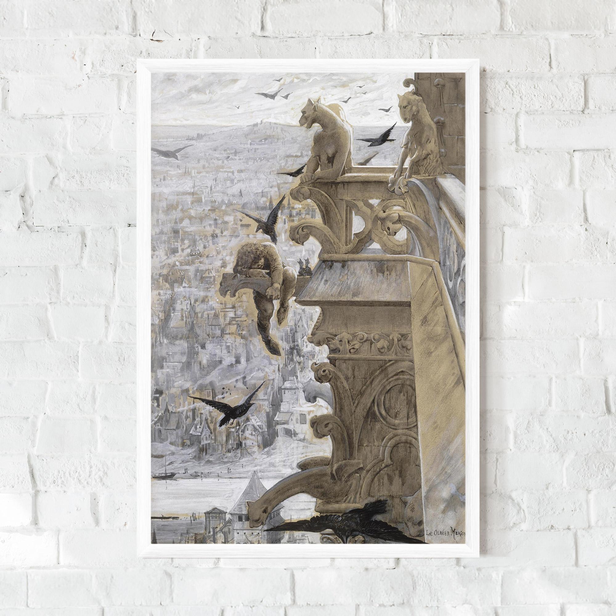 Gerahmte Poster Notre Dame mockup 0